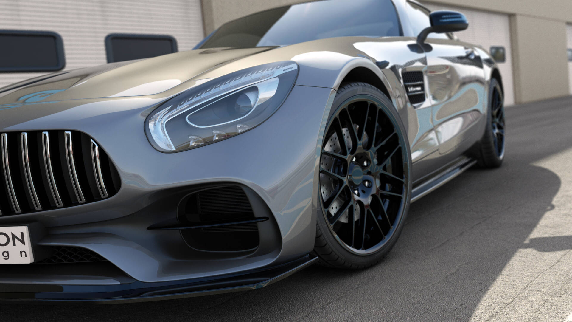 Frontleppe Mercedes-AMG GT S C190 Facelift - Bilde 6