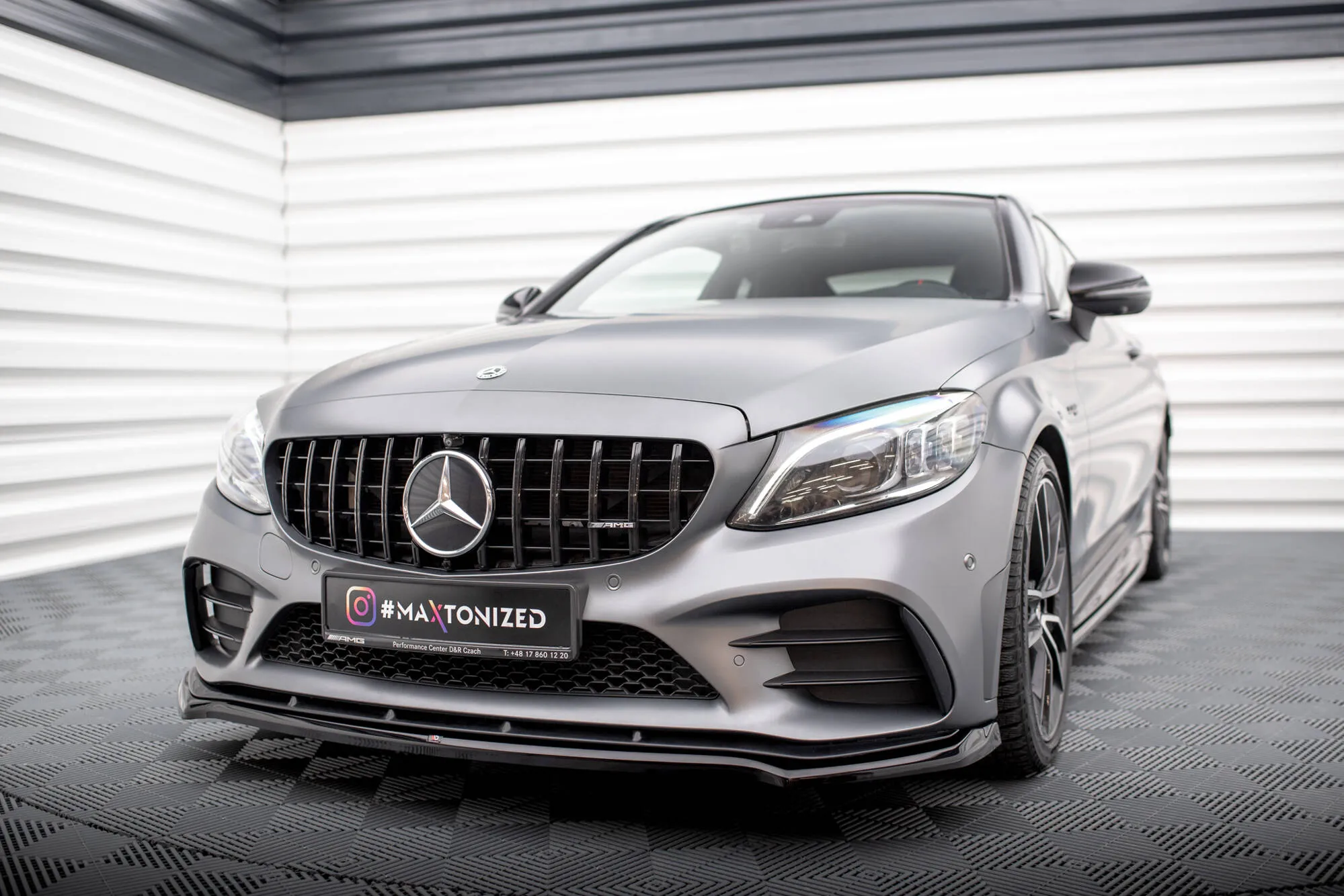 Frontleppe V.1 Mercedes-AMG C43 Coupe / Cabrio / Sedan / Estate C205 / A205 / W205 / S205 Facelift