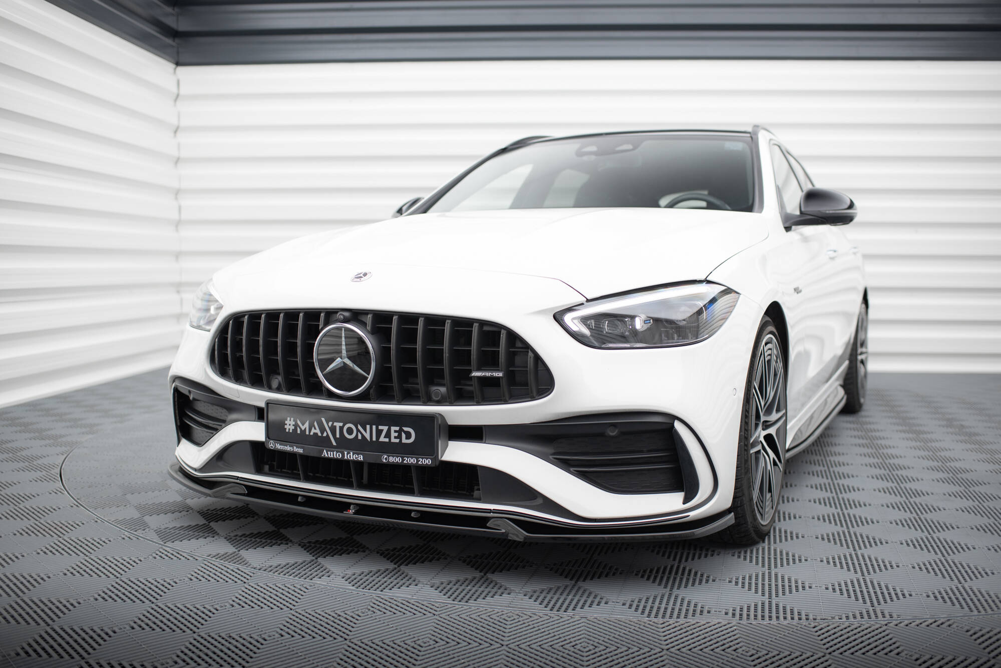 Frontleppe V.1 Mercedes-Benz C AMG-Line / 43 AMG W206 - Bilde 6
