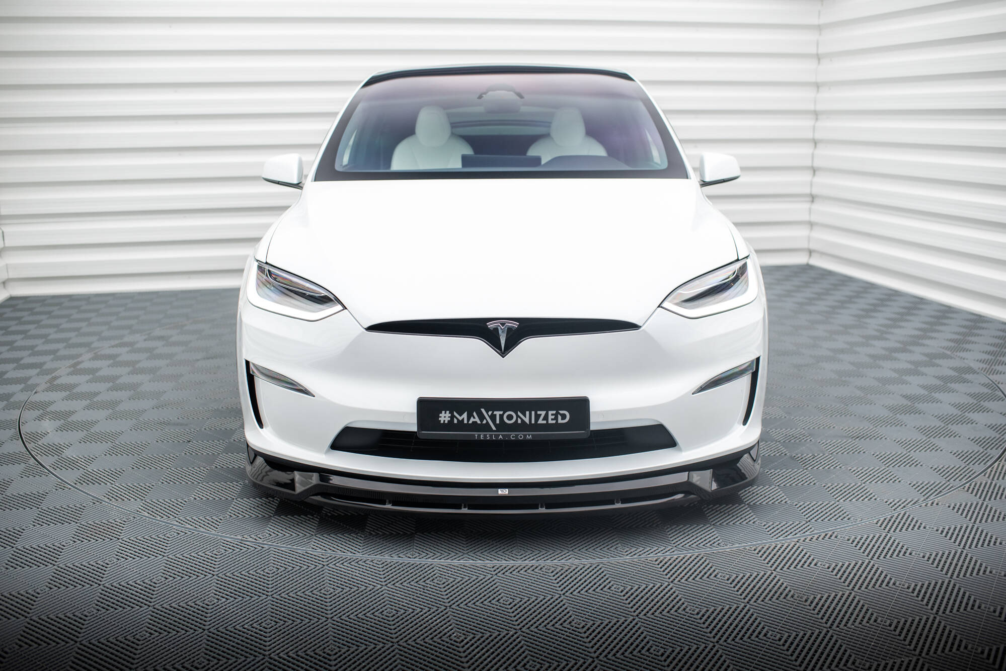 Frontleppe V.1 Tesla Model X Mk1 Facelift - Bilde 2
