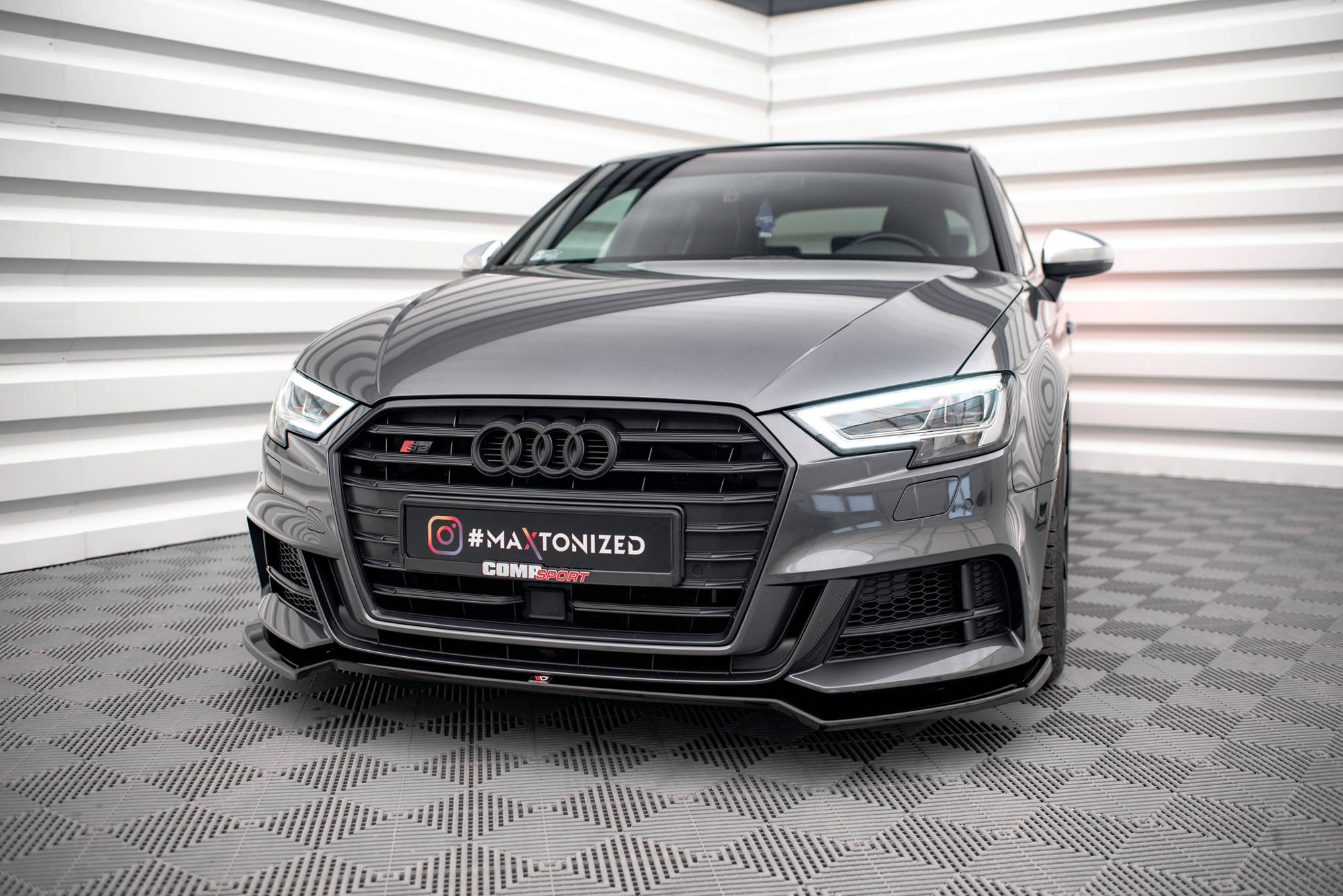 Frontleppe V.2 Audi S3 / A3 S-Line Sportback 8V Facelift