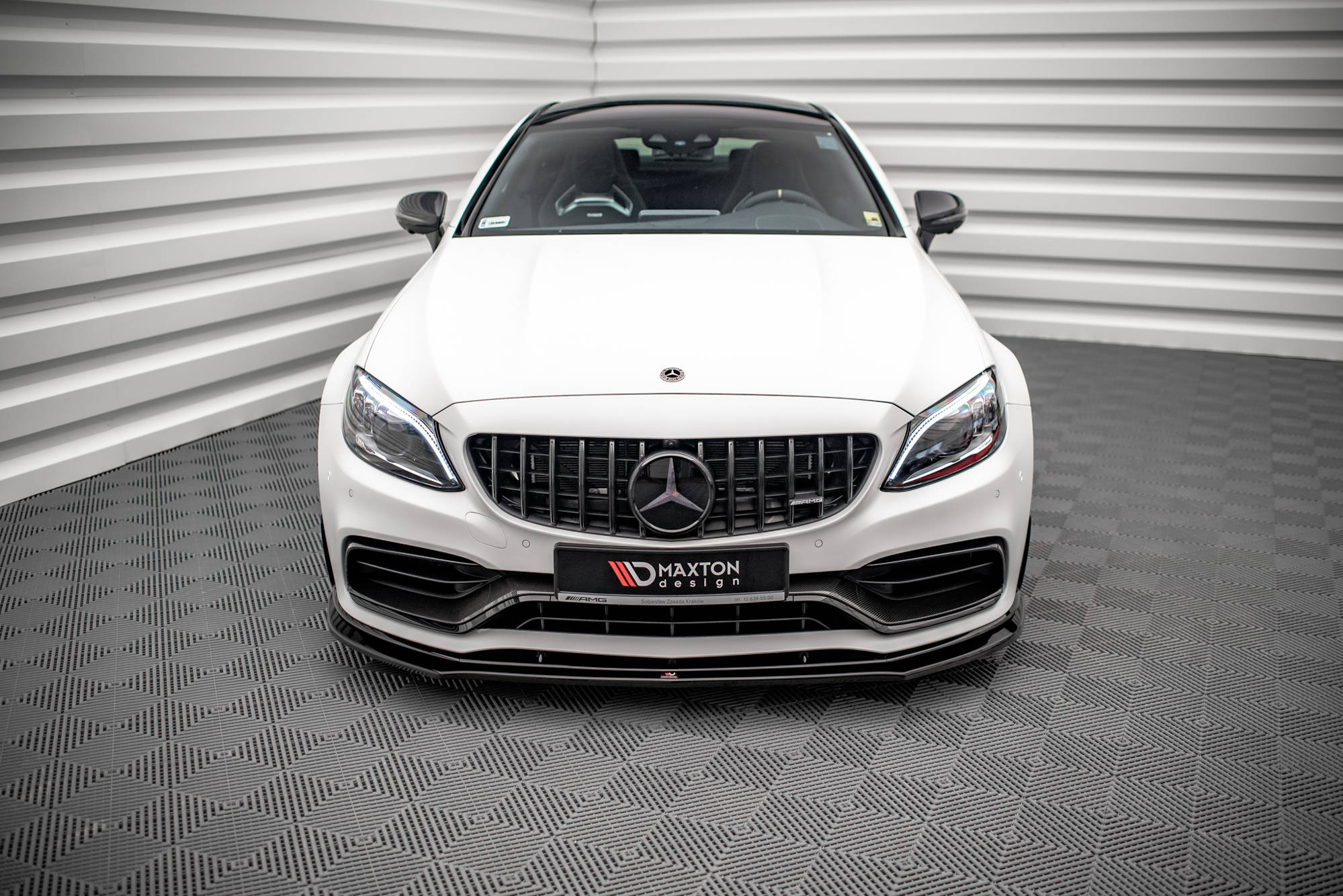 Frontleppe V.3 Mercedes-AMG C63 Coupe AMG Aero Pack C205 Facelift - Bilde 2