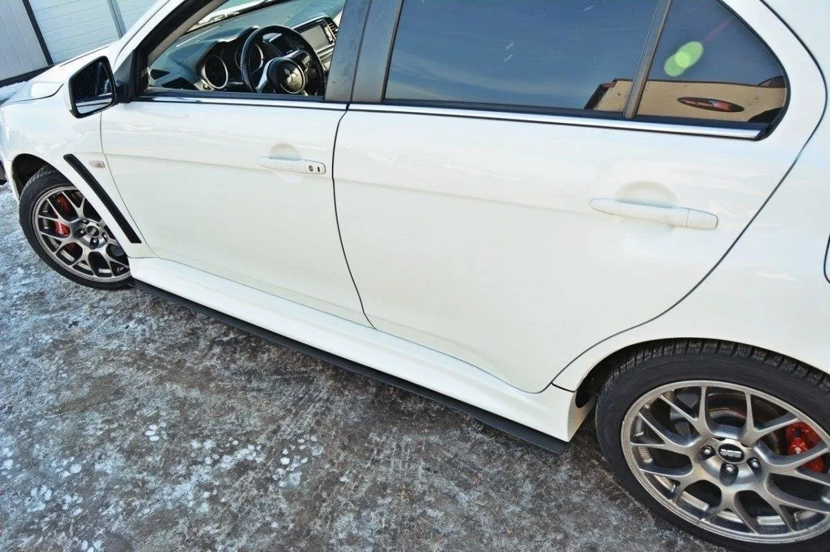 Sideskjørt Racing Mitsubishi Lancer Evo X - Bilde 2