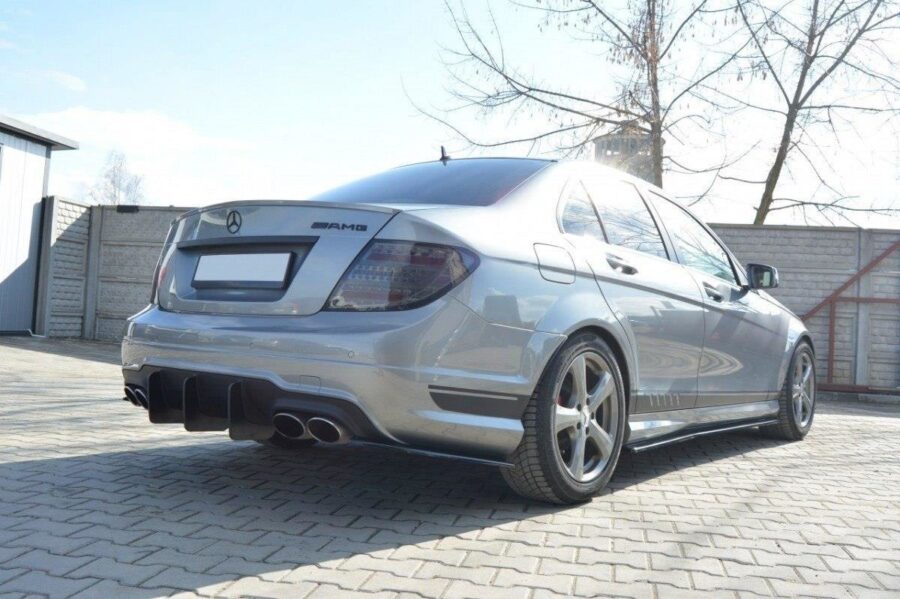 Diffuser Mercedes C-Class W204 AMG-Line Facelift V.1 – bilde 2 av 3