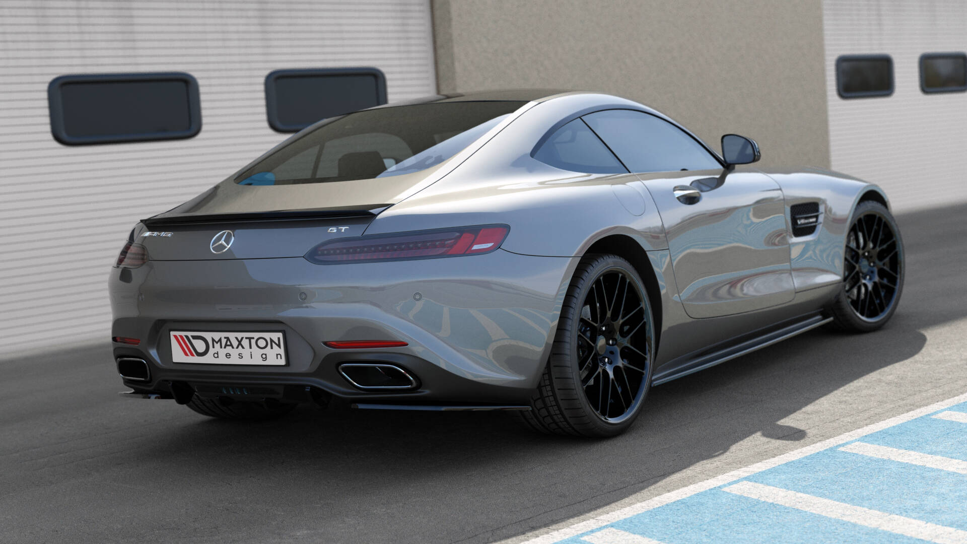 Bakre Flaps Mercedes-AMG GT / GT S C190 Facelift - Bilde 3