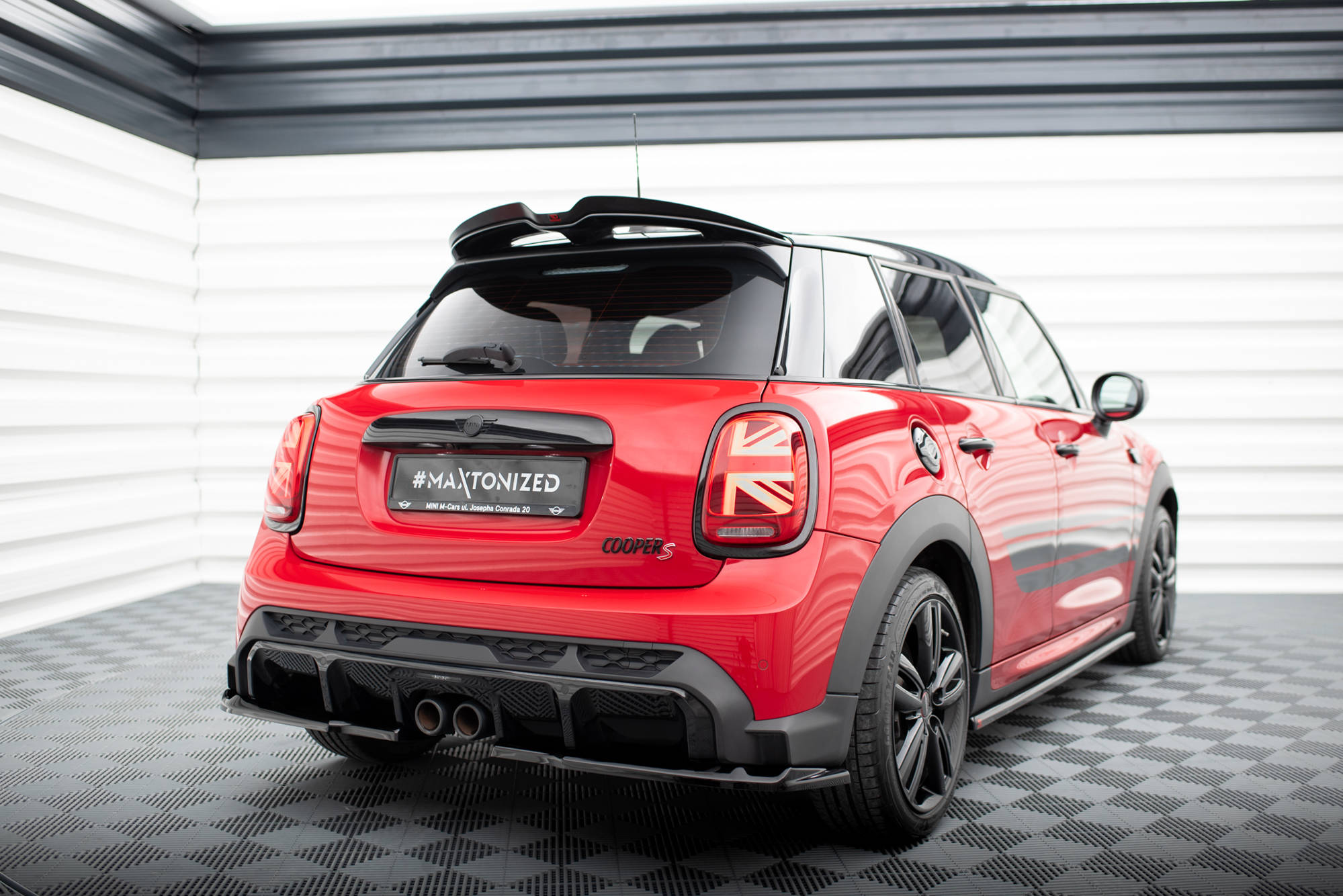 Bakre Flaps Mini Cooper S John Cooper Works F55 Facelift