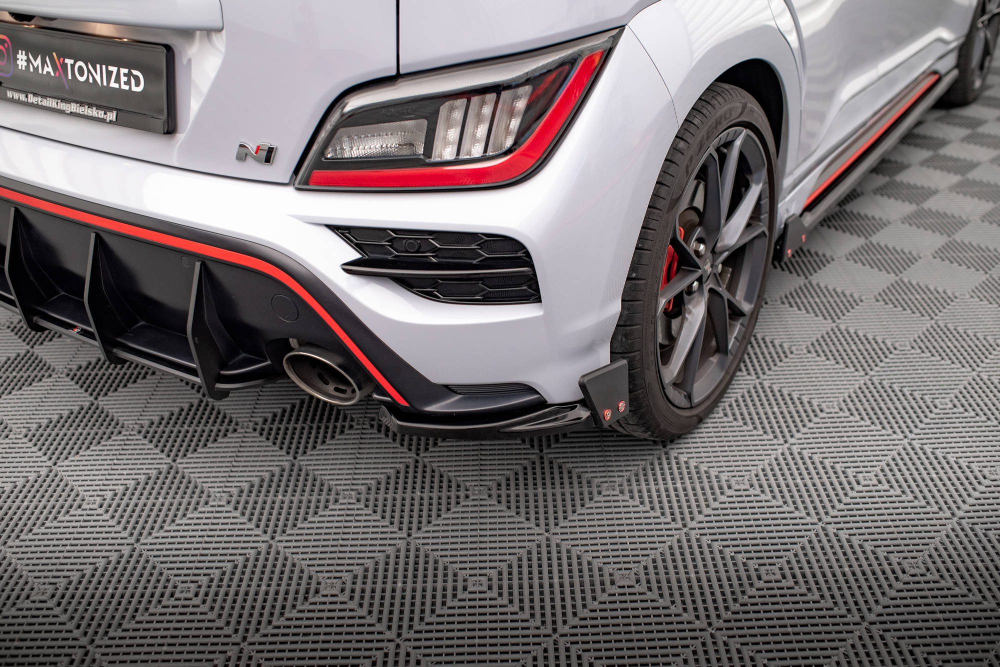 Bakre Flaps V.1 Med Flaps Hyundai Kona N Mk1