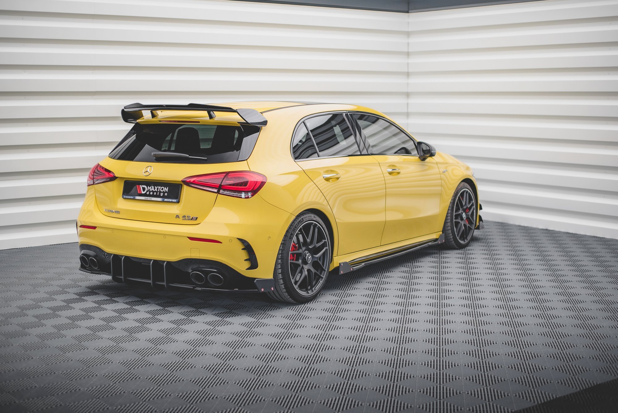 Bakre Flaps V.2 Med Flaps Mercedes-AMG A 45 S Aero Pack W177 - Bilde 2
