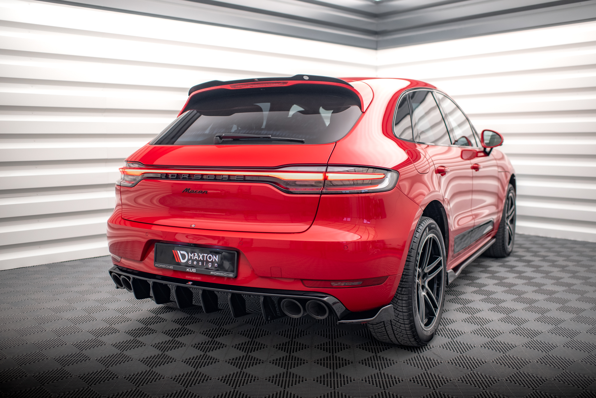 Bakre Flaps V.2 Porsche Macan GTS / Sport Design Mk1 Facelift - Bilde 2