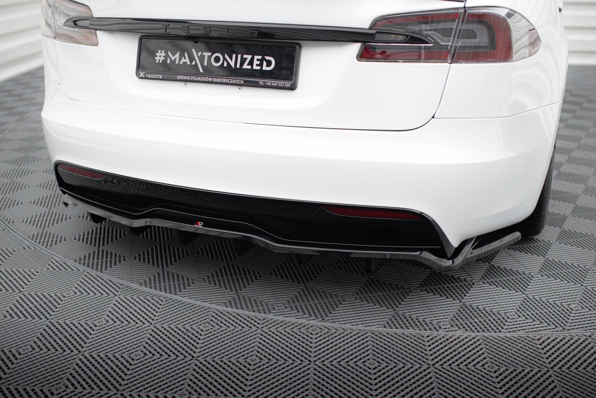 Diffuser V.2 Tesla Model S Plaid Mk1 Facelift