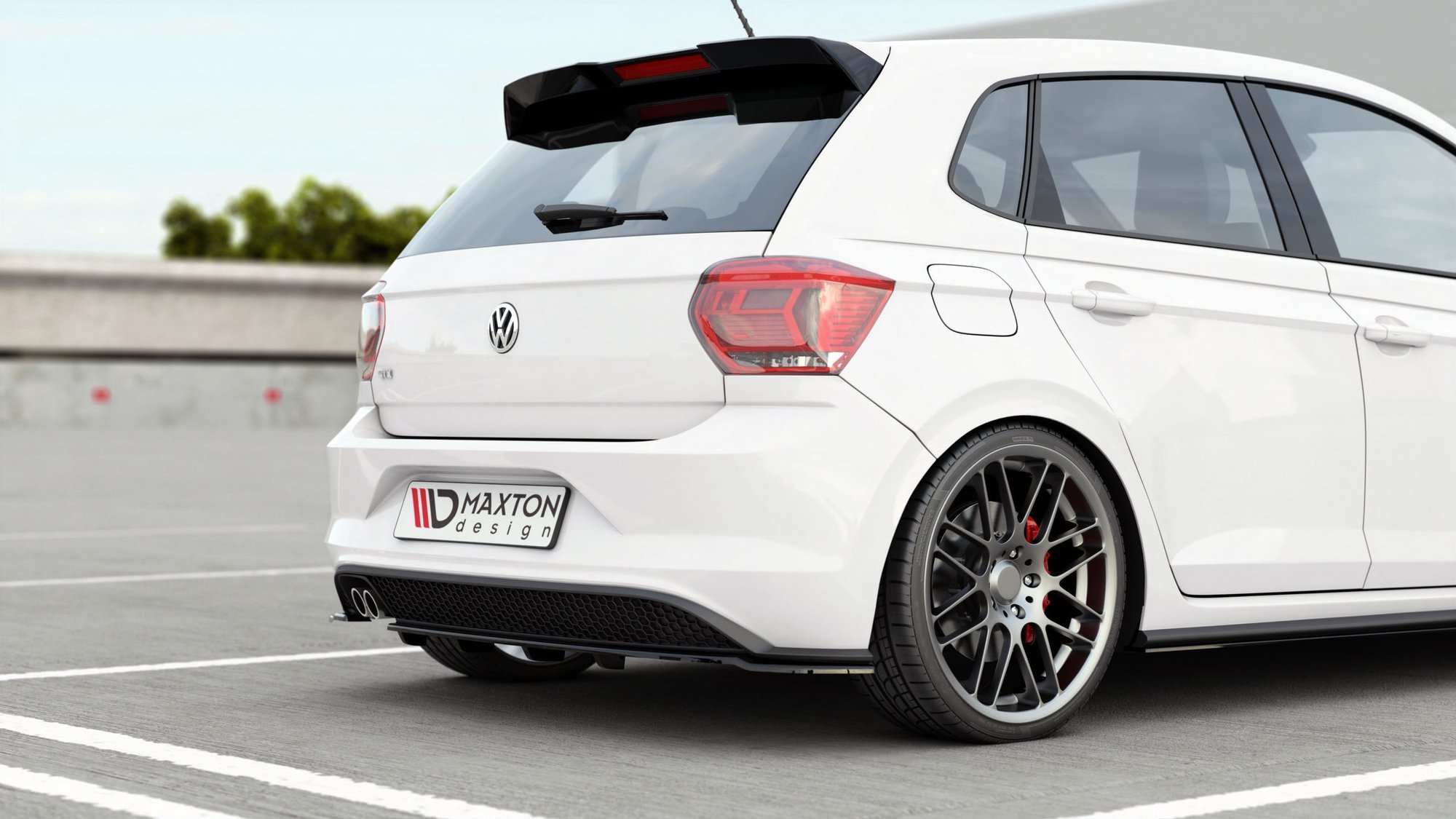 Diffuser Volkswagen Polo GTI / R-line Mk6 - Bilde 3