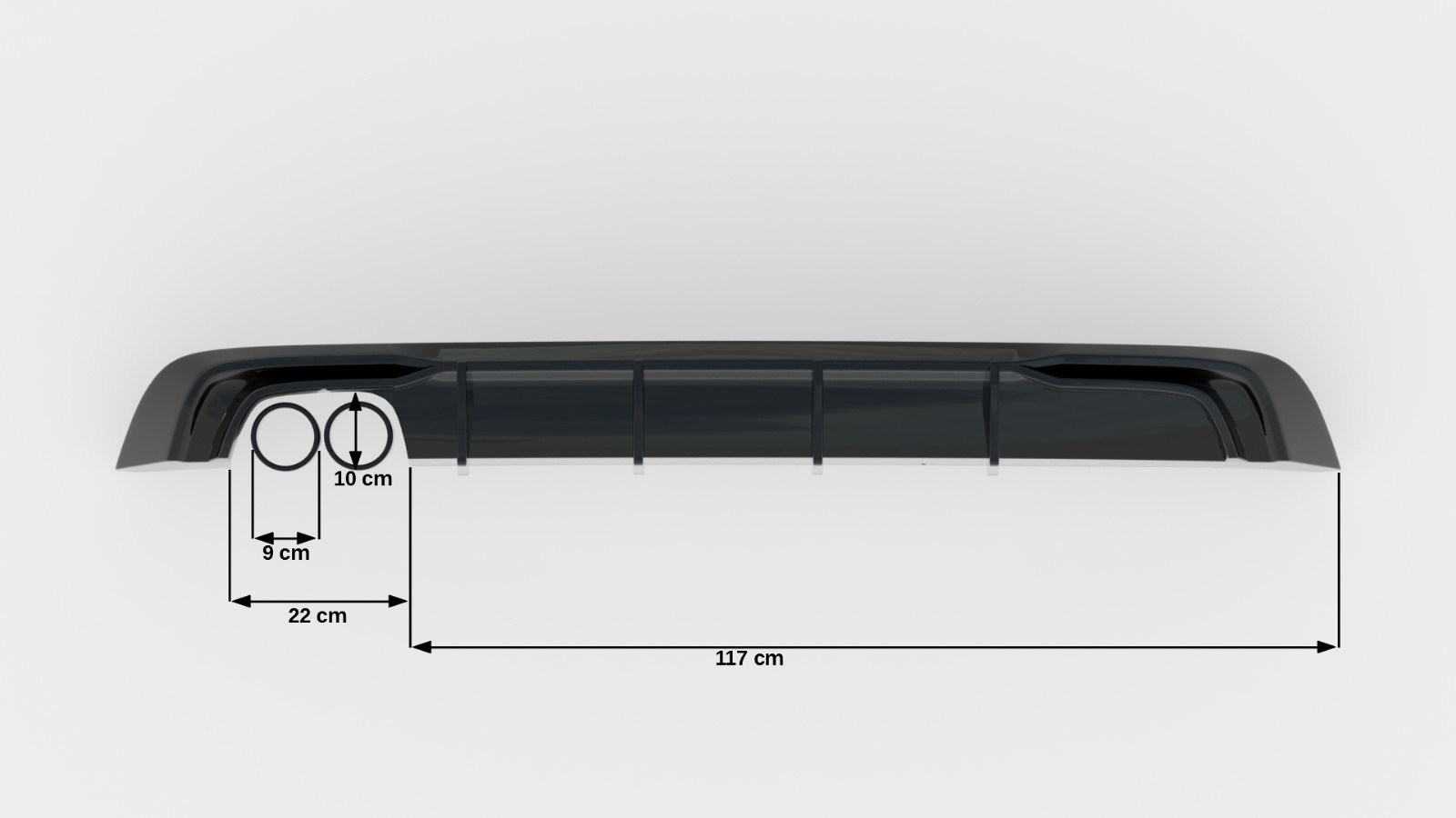 Diffuser Audi A3 Sportback 8V Facelift - Bilde 5