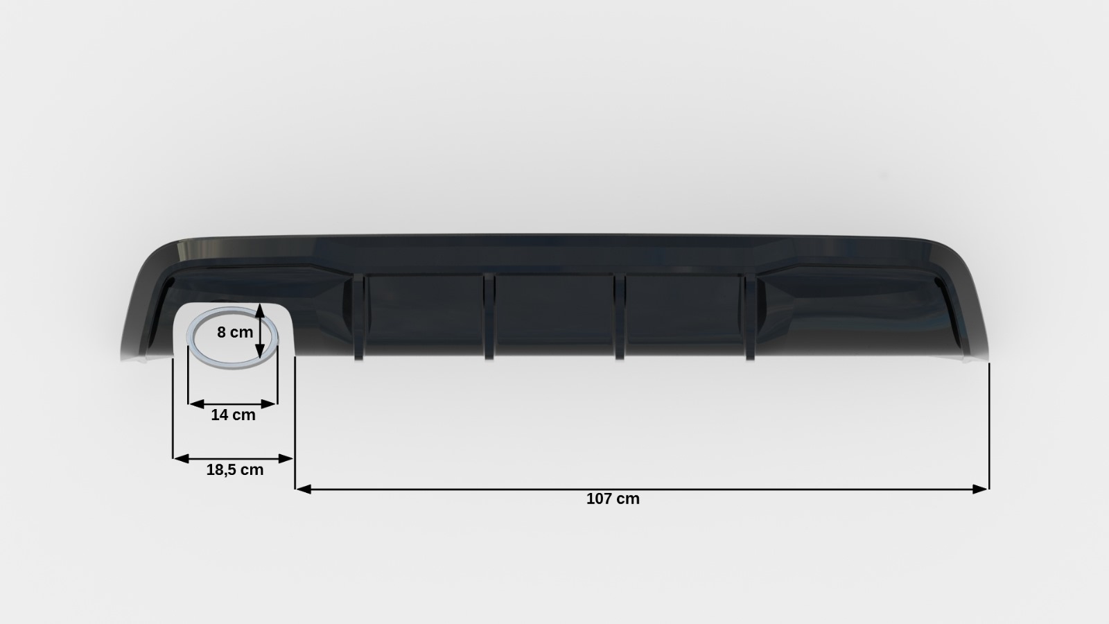 Diffuser BMW 1 M-Pack E82 - Bilde 6