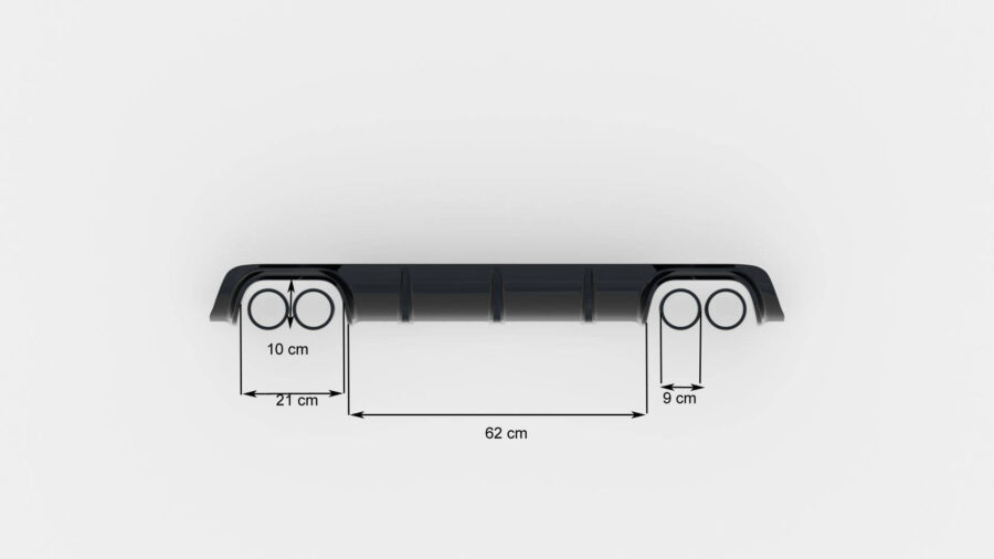 Diffuser BMW M5 / 5 M-Pack E39 – bilde 7 av 9