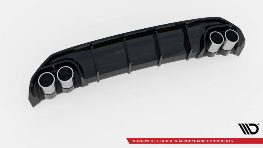 Baksplitter Med Eksosgrill Wydechu Audi A3 S-Line Sedan 8Y – bilde 5 av 6
