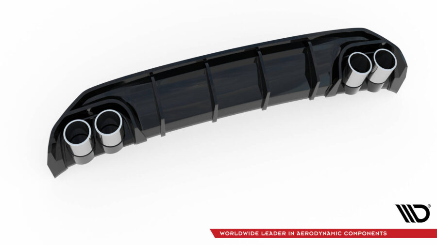 Baksplitter Med Eksosgrill Wydechu Audi A3 S-Line Sportback 8Y – bilde 8 av 9