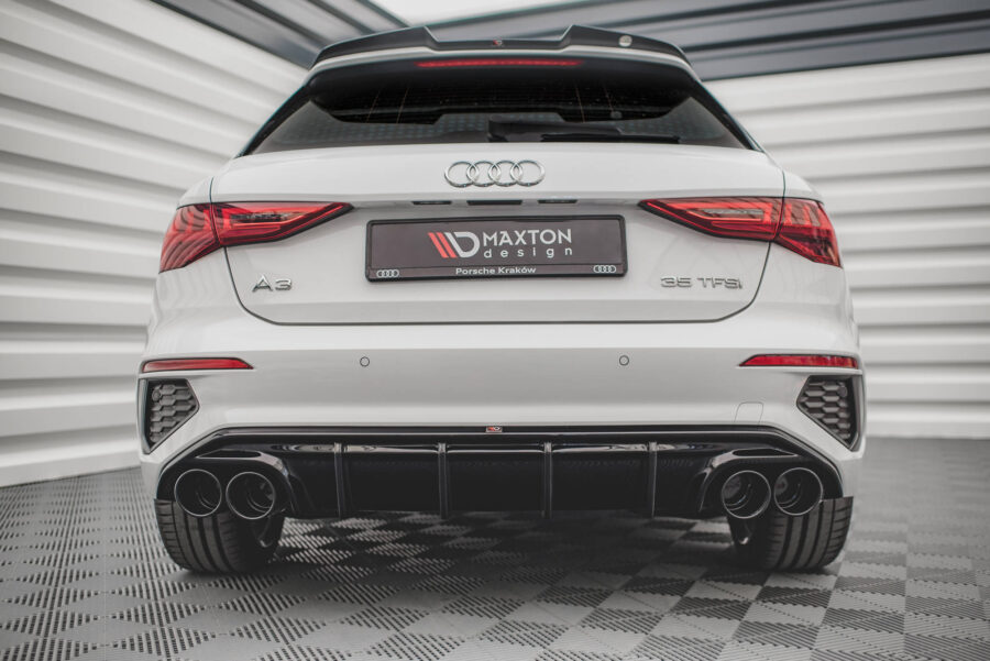 Baksplitter Med Eksosgrill Wydechu Audi A3 S-Line Sportback 8Y – bilde 1 av 9