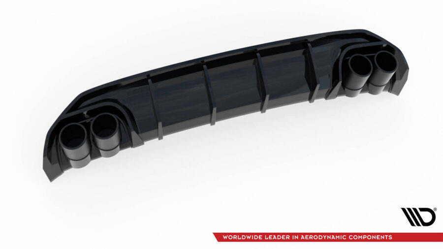 Baksplitter Med Eksosgrill Wydechu Audi A3 S-Line Sportback 8Y – bilde 6 av 9