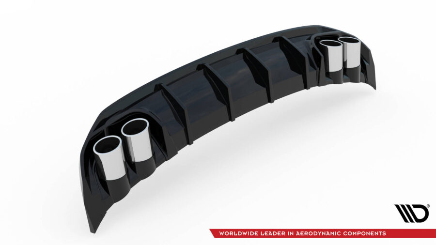 Baksplitter Med Eksosgrill Wydechu Audi A3 S-Line Sportback 8Y – bilde 7 av 9