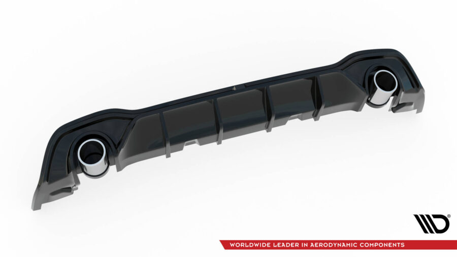 Baksplitter Med Eksosgrill Volkswagen Golf GTE / R-Line Mk8 / Mk8 Facelift – bilde 7 av 8