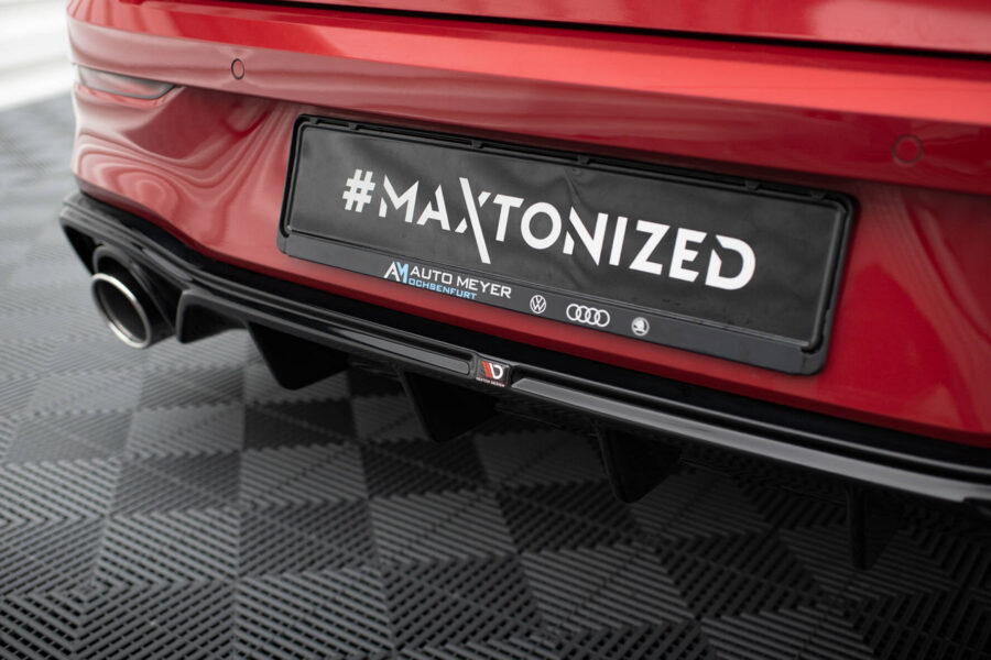 Baksplitter Med Eksosgrill Volkswagen Golf GTE / R-Line Mk8 / Mk8 Facelift – bilde 3 av 8