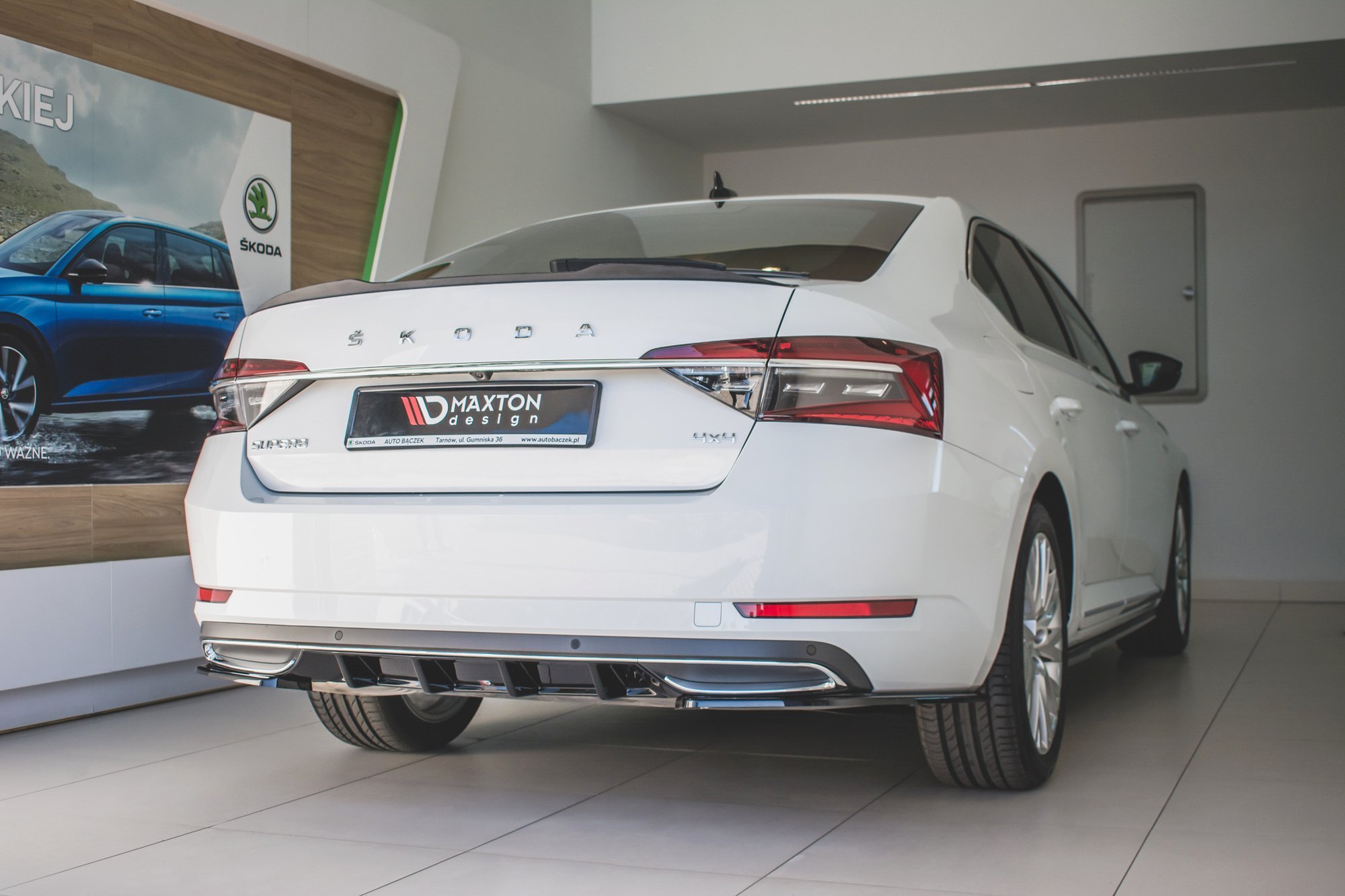 Diffuser Skoda Superb Liftback / Combi Mk3 FL