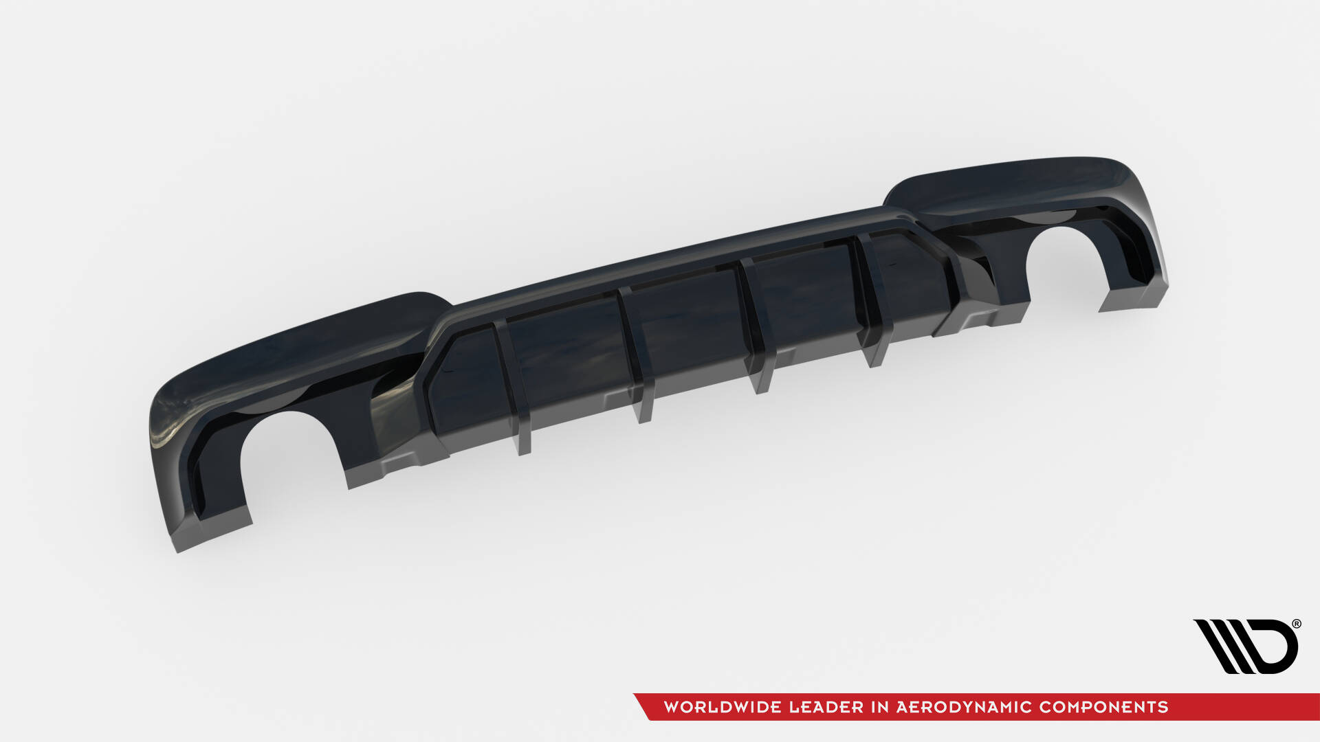 Diffuser V.2 BMW 5 M-Pack F10 / F11 (Versjon med to enkle eksosanlegg) - Bilde 4