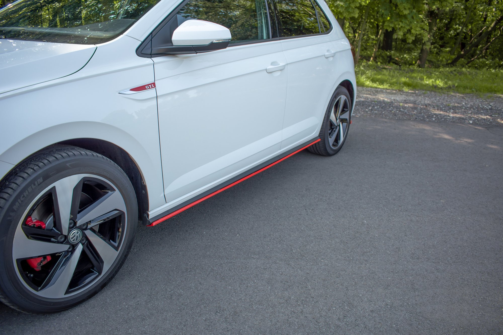 Sideskjørt Flaps Volkswagen Polo GTI / R-line Mk6 - Bilde 3