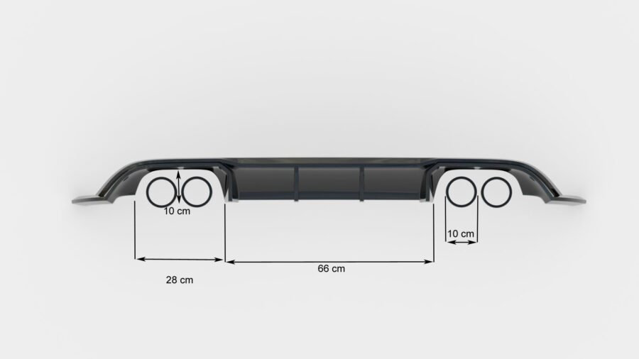 Splittersett V.1 Volkswagen Golf R Hatchback Mk7 Facelift – bilde 19 av 21