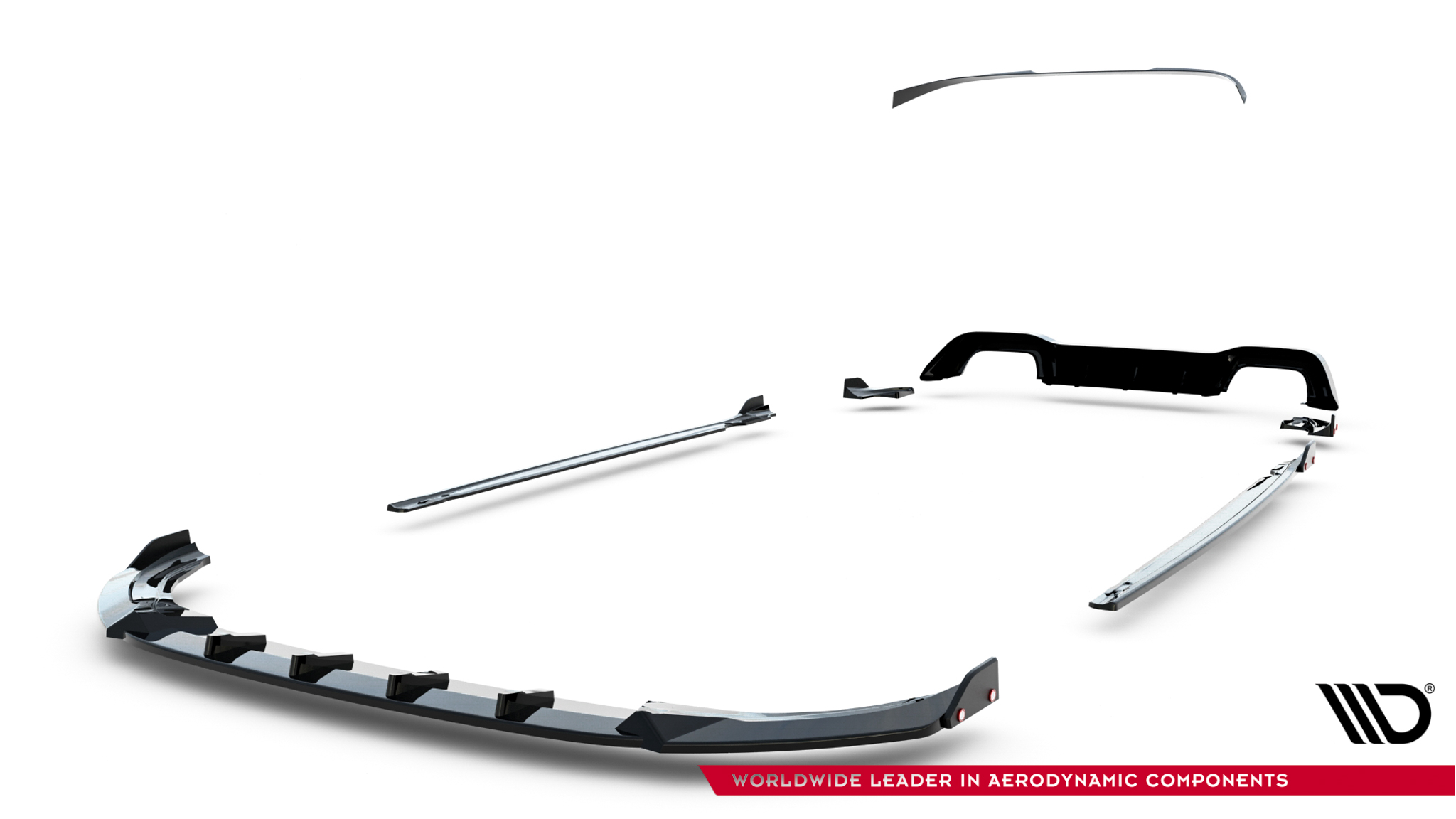 Splittersett V.4 Volkswagen Golf R Mk8 Facelift - Bilde 17