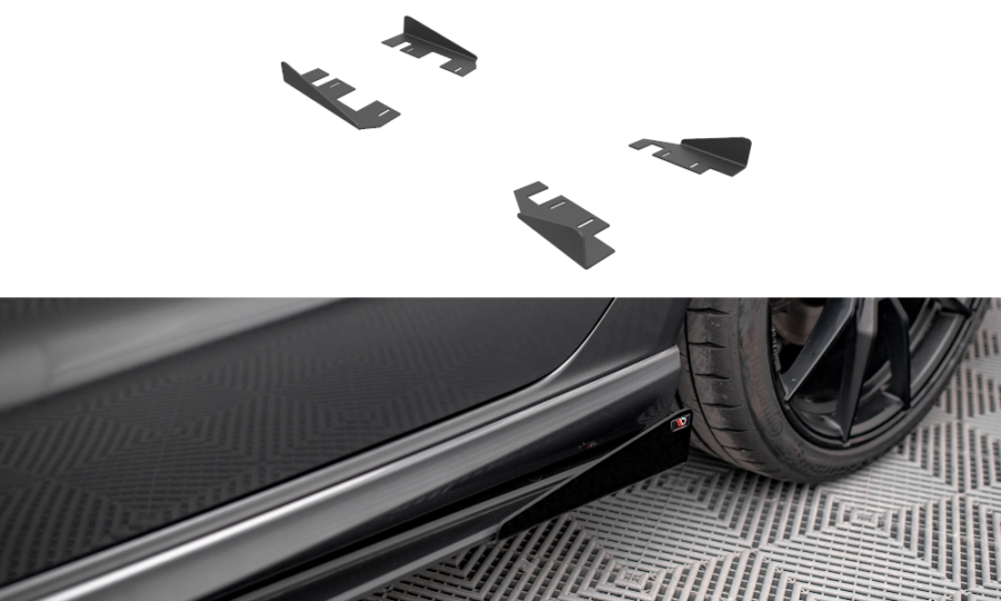 Sideskjørt Flaps Audi S3 / A3 S-Line Sportback 8V Facelift – bilde 1 av 7