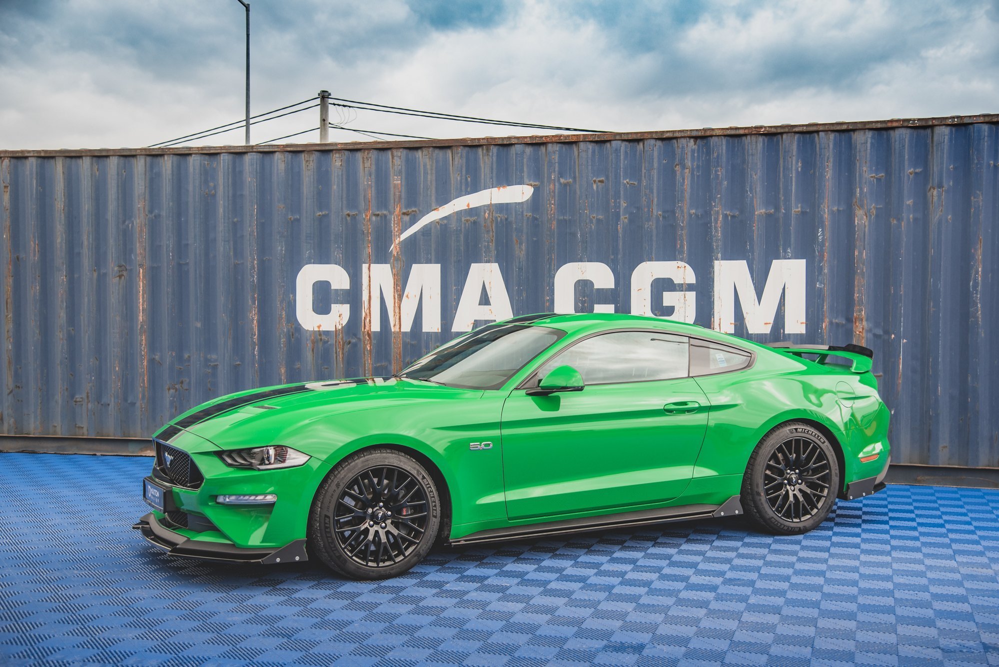 Sideskjørt Med Flaps Ford Mustang GT Mk6 Facelift - Bilde 3