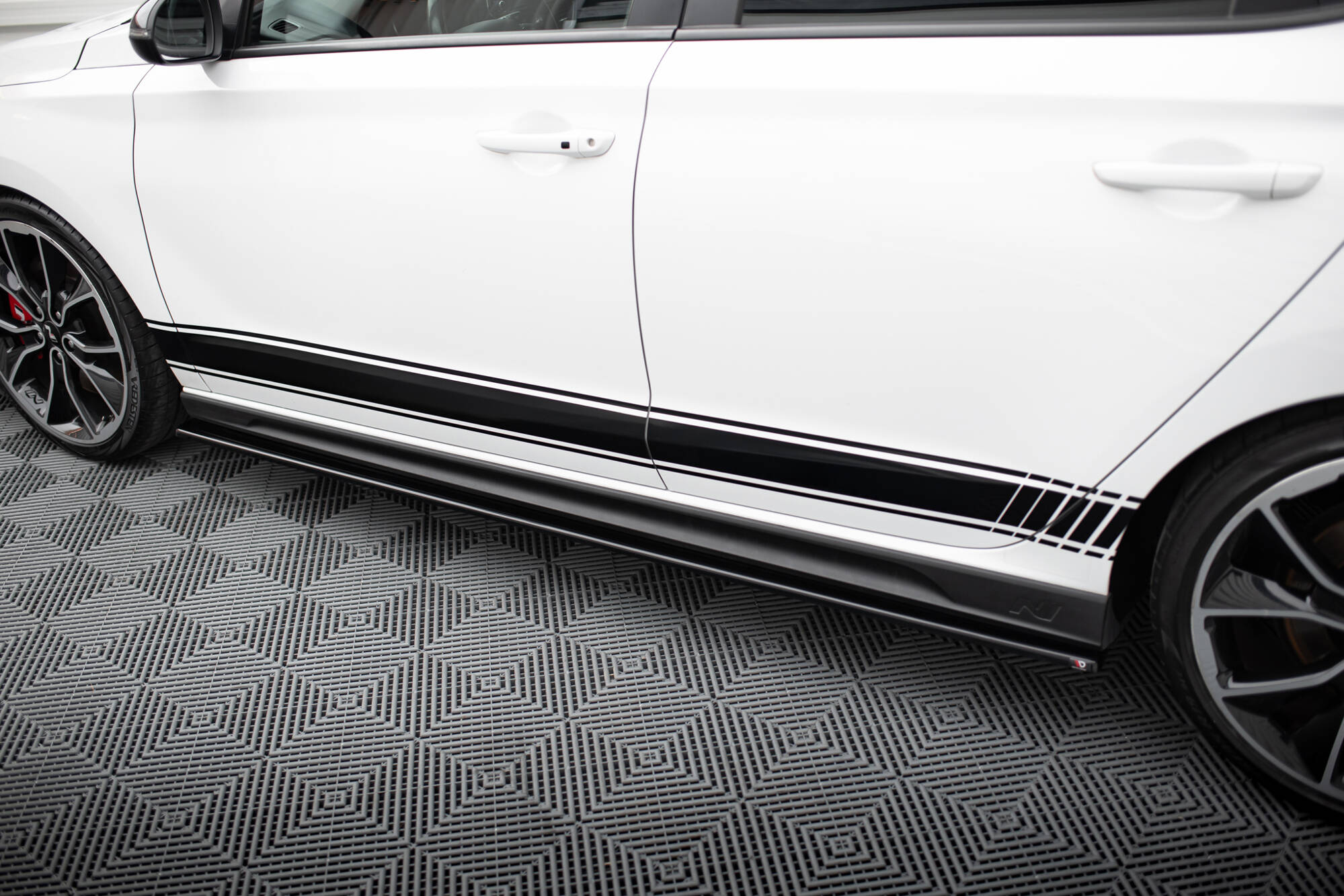 Sideskjørt V.1 Hyundai I30 N Mk3 Hatchback / Fastback - Bilde 3