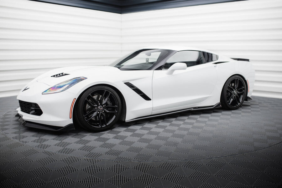 Sideskjørt V.2 Chevrolet Corvette Stingray C7 – bilde 2 av 5
