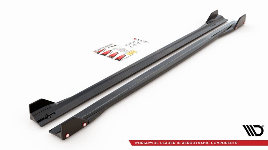 Sideskjørt V.2 Med Flaps Mercedes-AMG A45 S – bilde 4 av 4