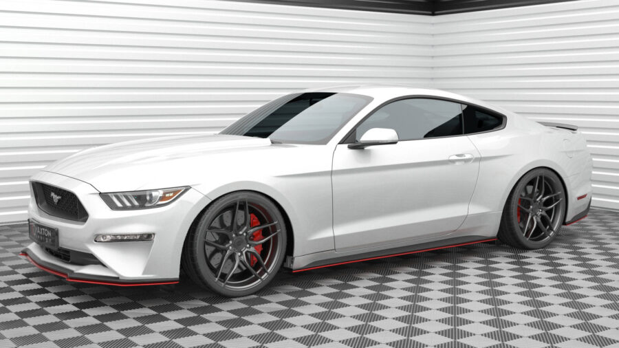 Sideskjørt V.2 Ford Mustang Mk6 Facelift – bilde 2 av 4