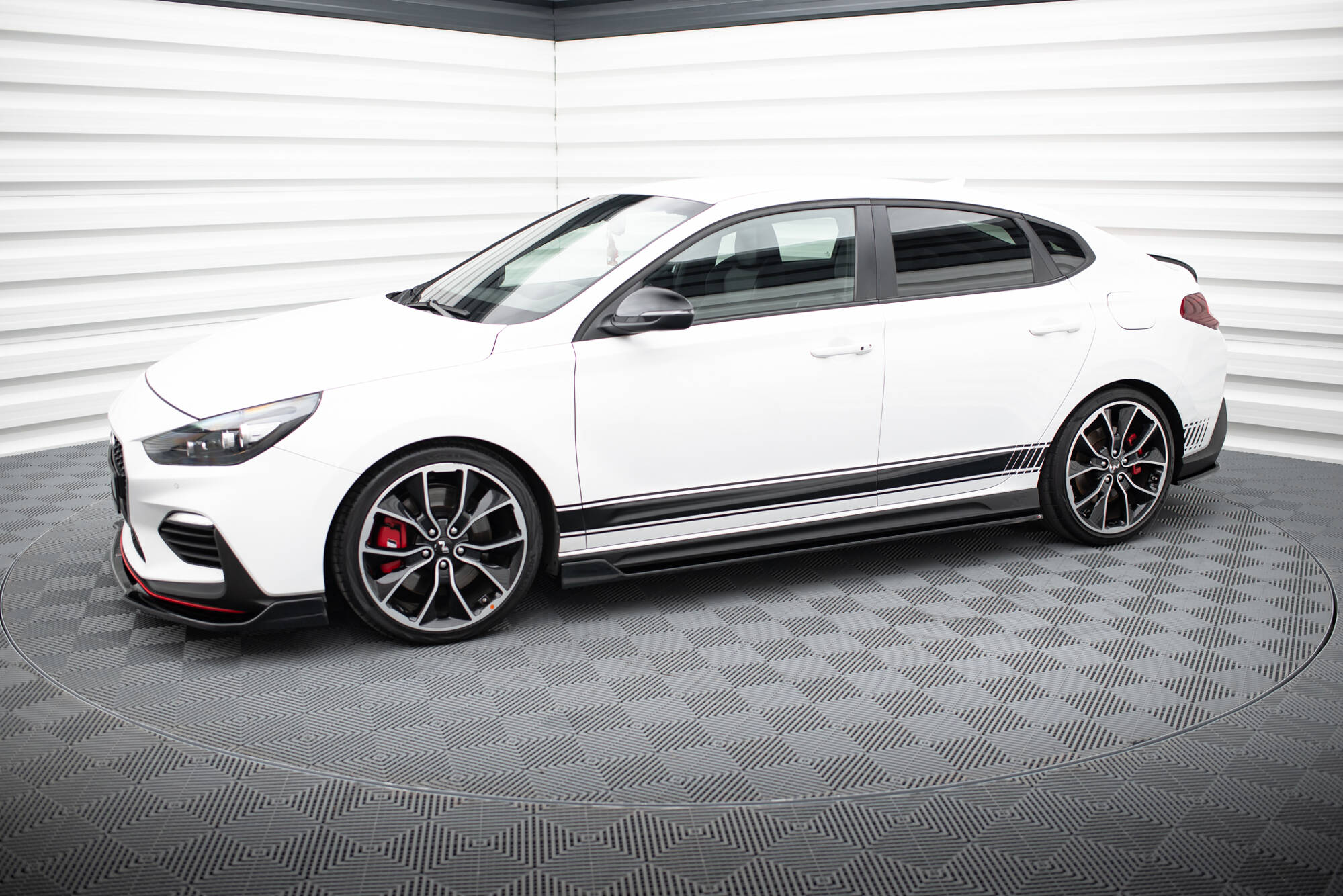 Sideskjørt V.5 Hyundai I30 N Mk3 / Mk3 FL Hatchback/ Fastback - Bilde 2