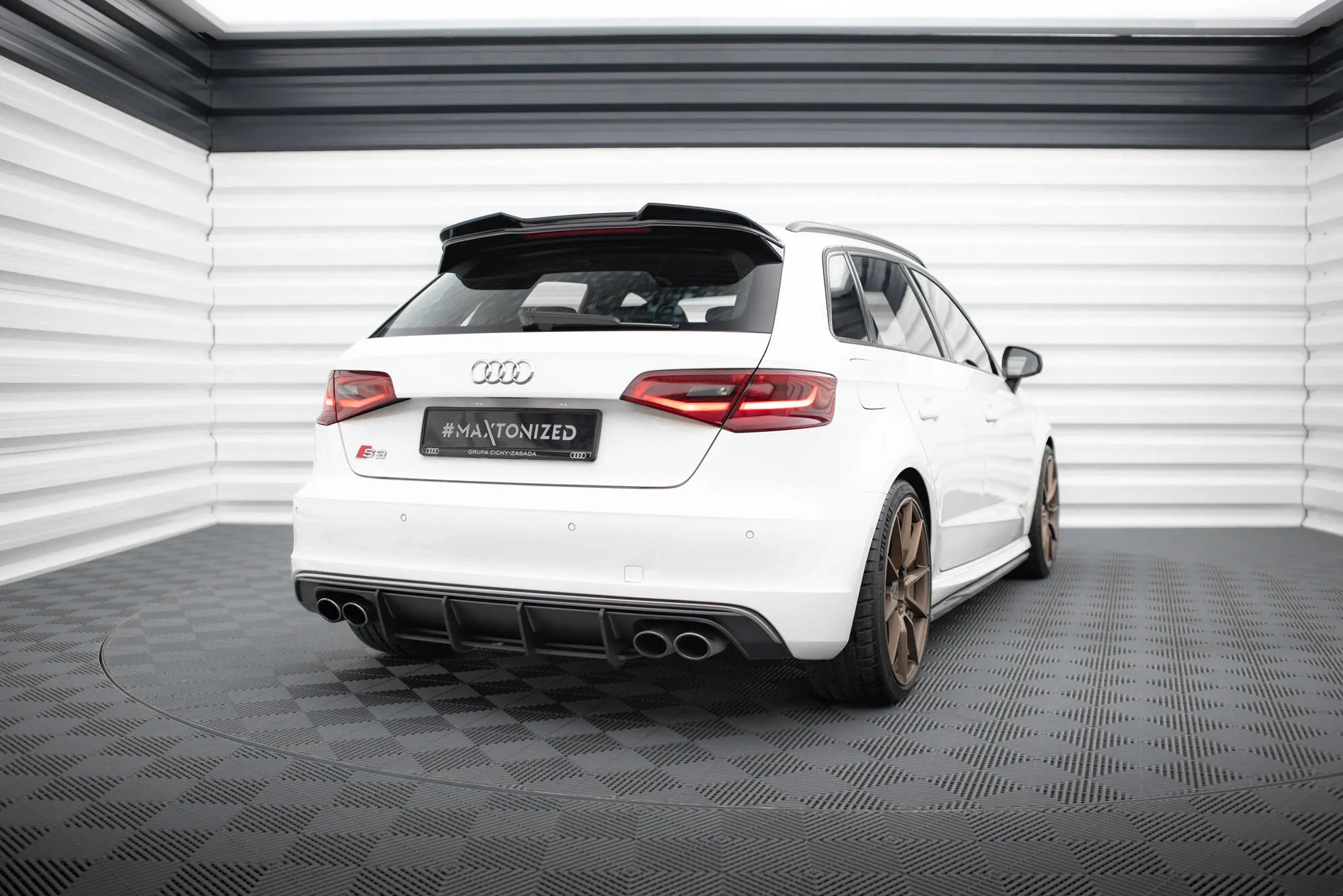 Spoiler Cap 3D Audi S3 / A3 S-Line Sportback / Hatchback 8V - Bilde 3