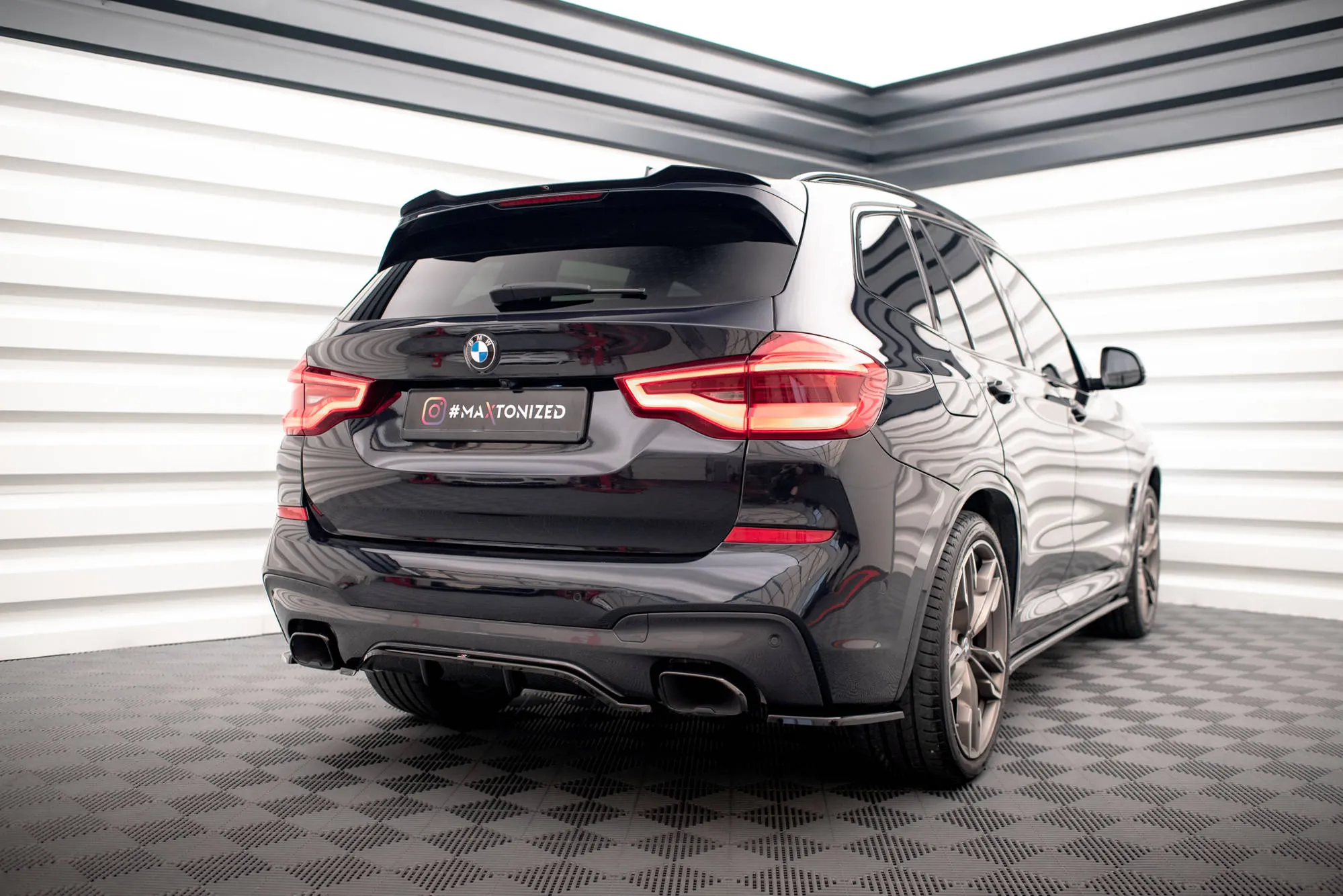Spoiler Cap BMW X3 M40d / M40i / M-Pack G01 / iX3 G08 Facelift - Bilde 2