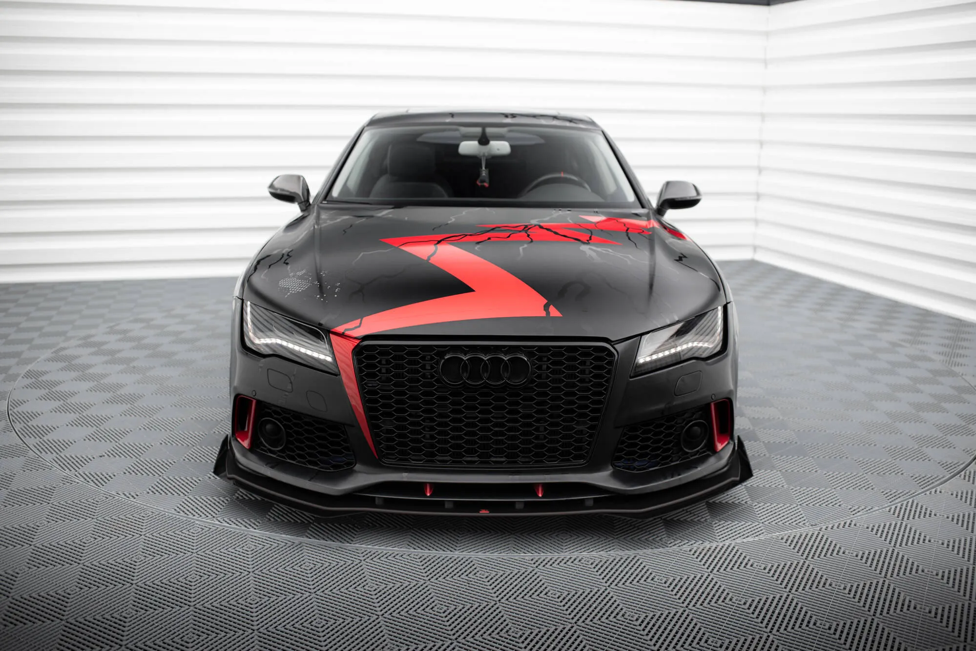 Frontleppe Street Pro Med Flaps Audi A7 RS7 Look C7 - Bilde 2