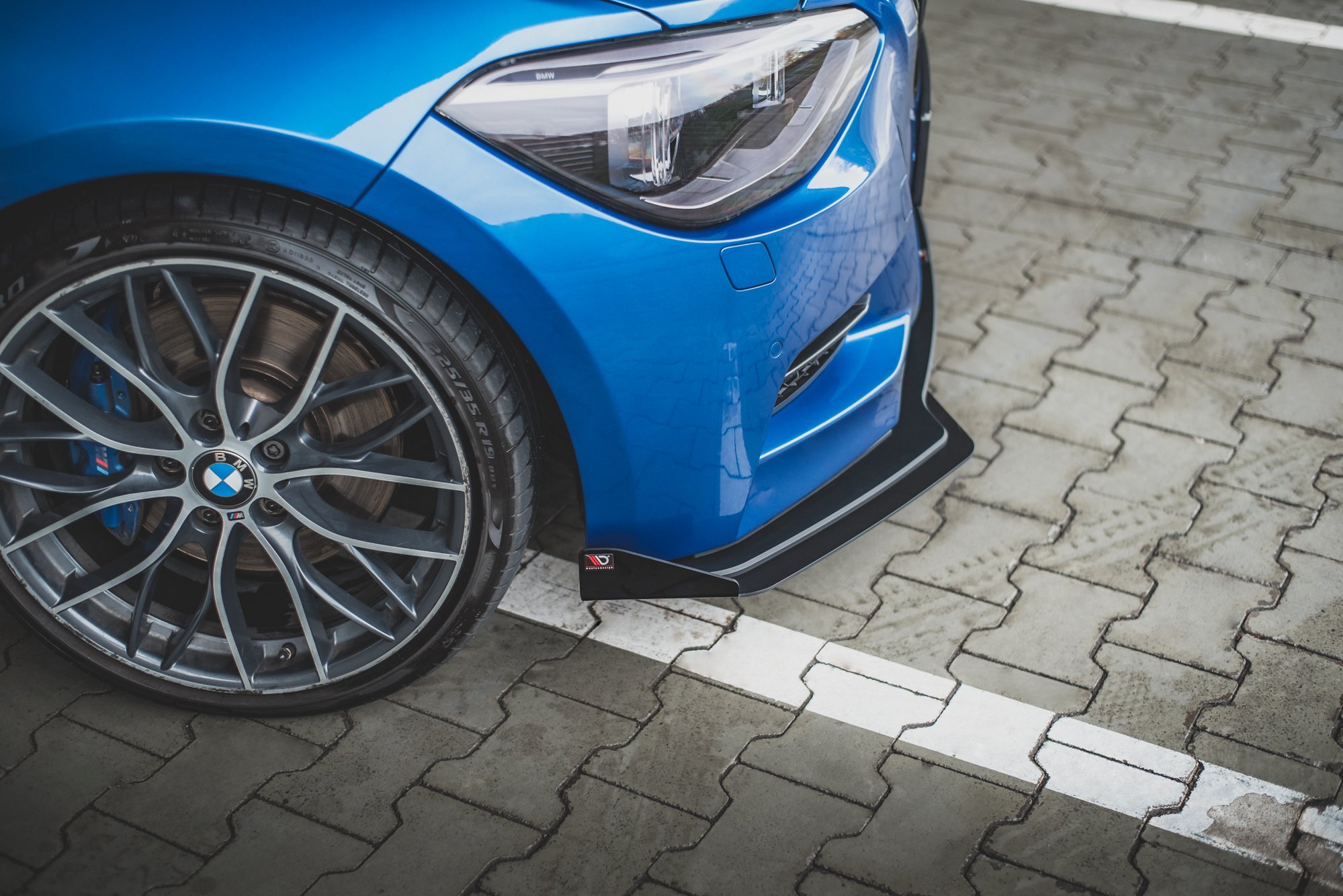 Frontleppe Street Pro Med Flaps BMW M135i F20 - Bilde 4