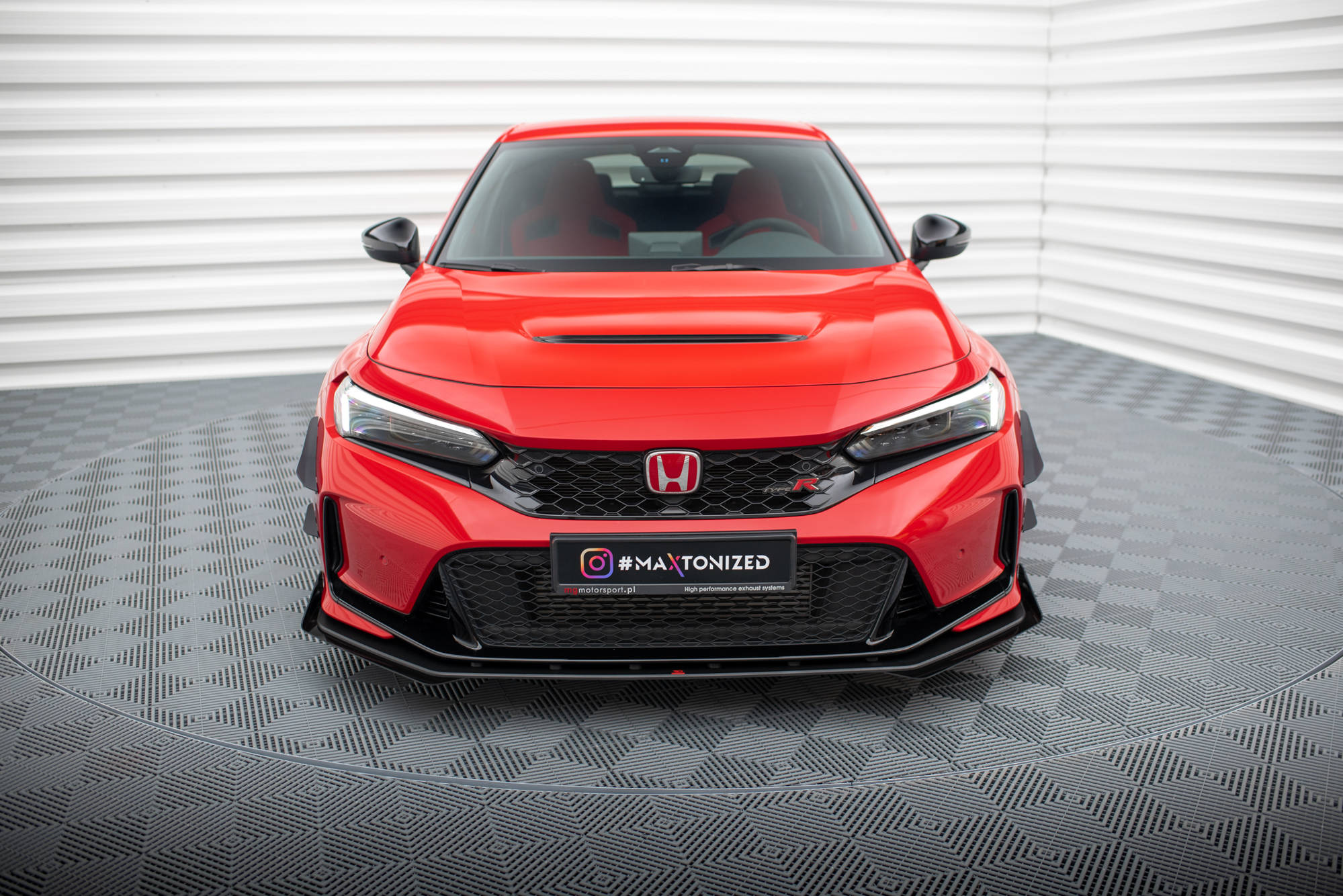 Frontleppe Street Pro Med Flaps Honda CIVic Type-R Mk 11 - Bilde 2