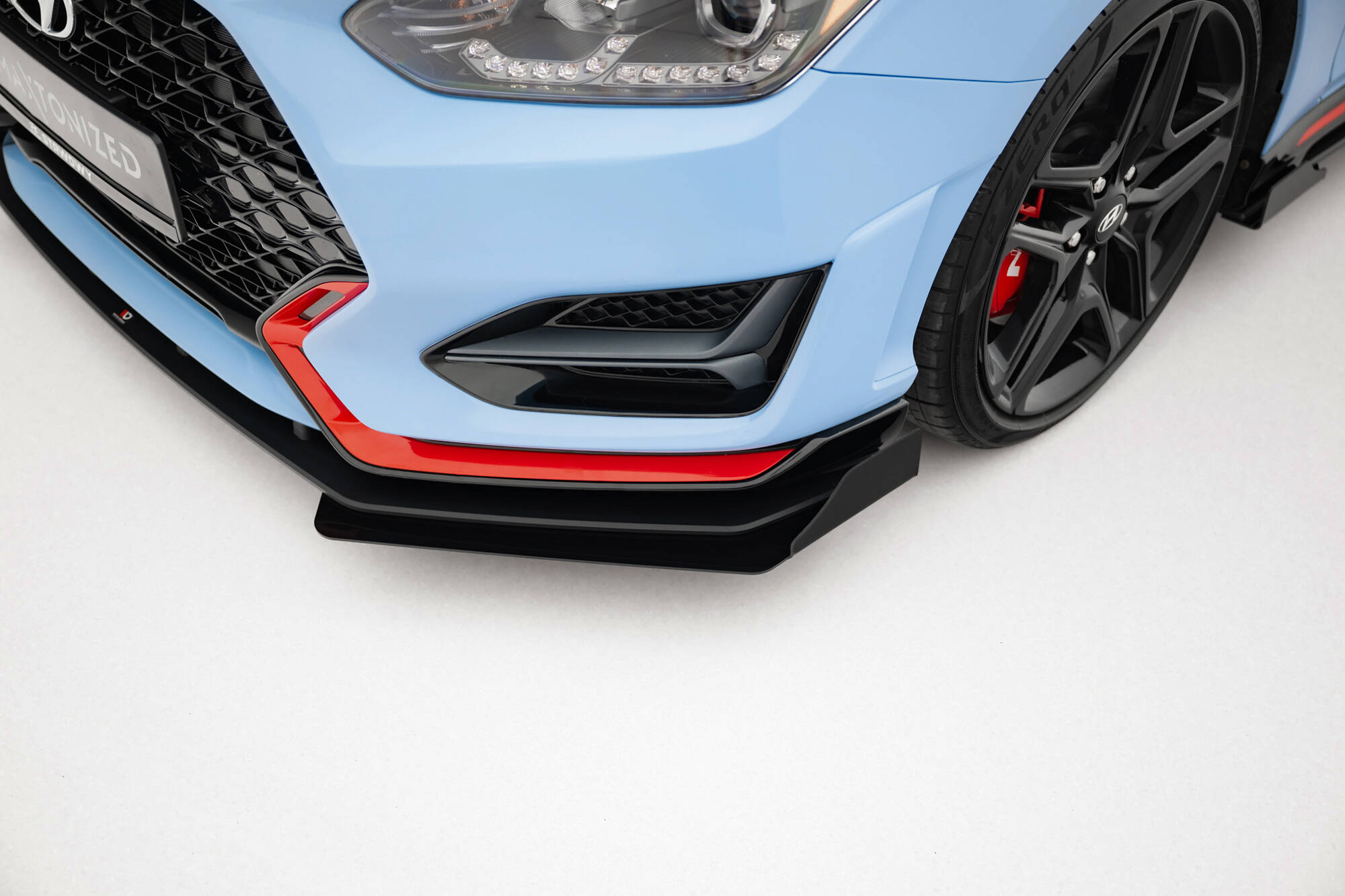 Frontleppe Street Pro Med Flaps Hyundai Veloster N Mk2 - Bilde 2