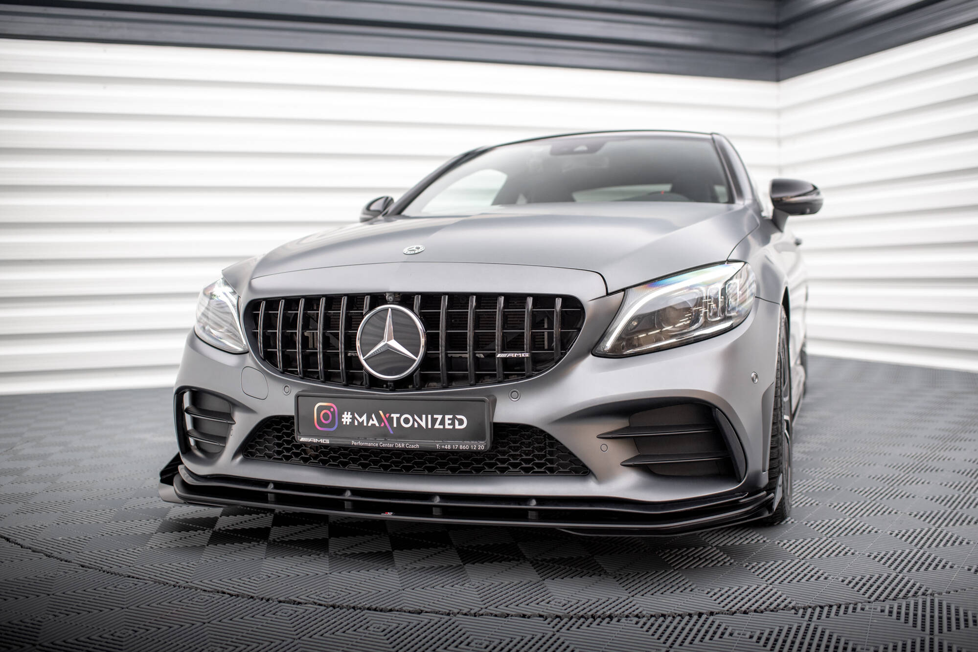 Frontleppe Street Pro Med Flaps Mercedes-AMG C43 Coupe / Cabrio C205 Facelift / A205 Facelift