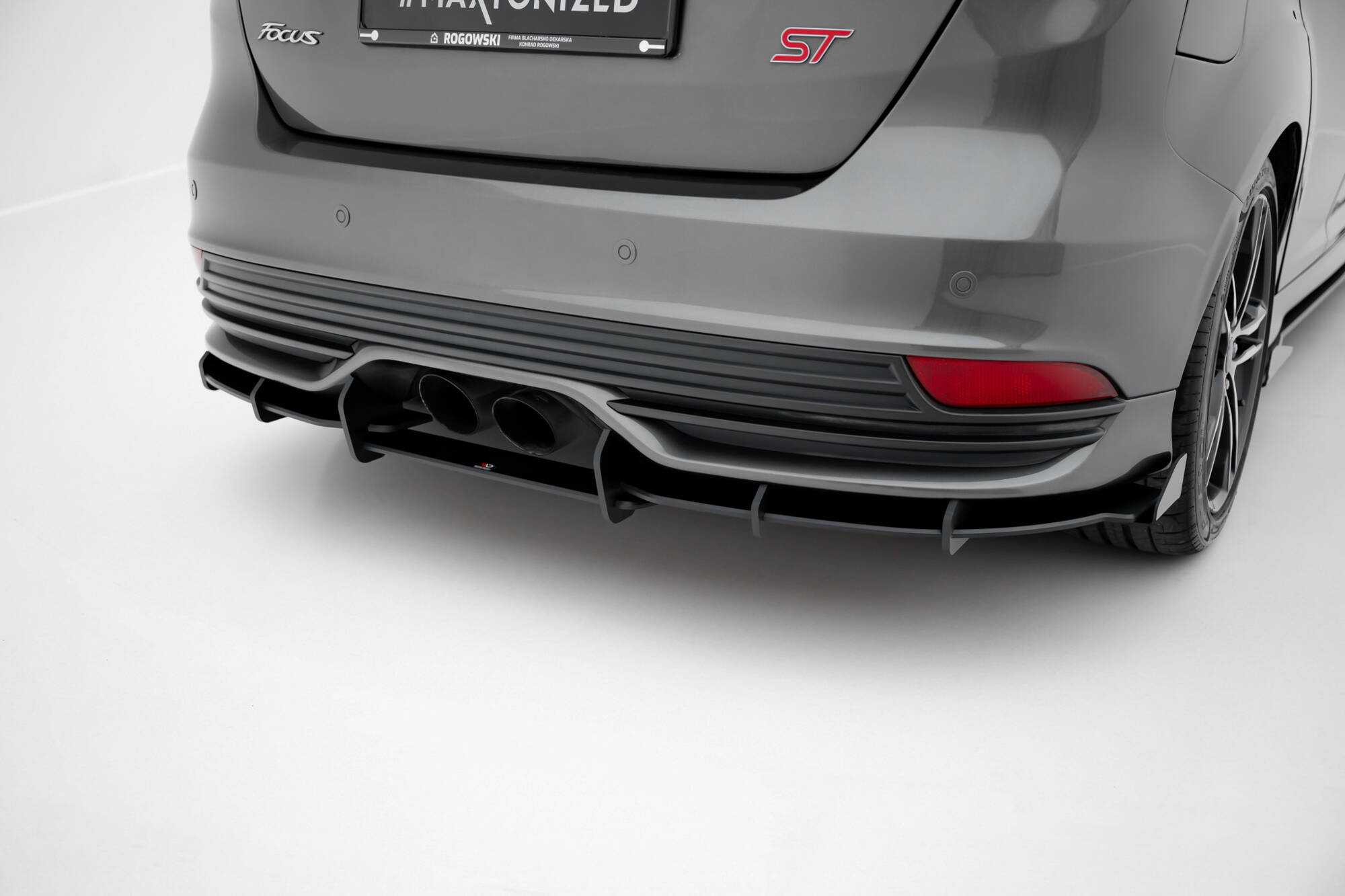 Diffuser Street Pro Med Flaps Ford Focus ST Mk3 Facelift - Bilde 2