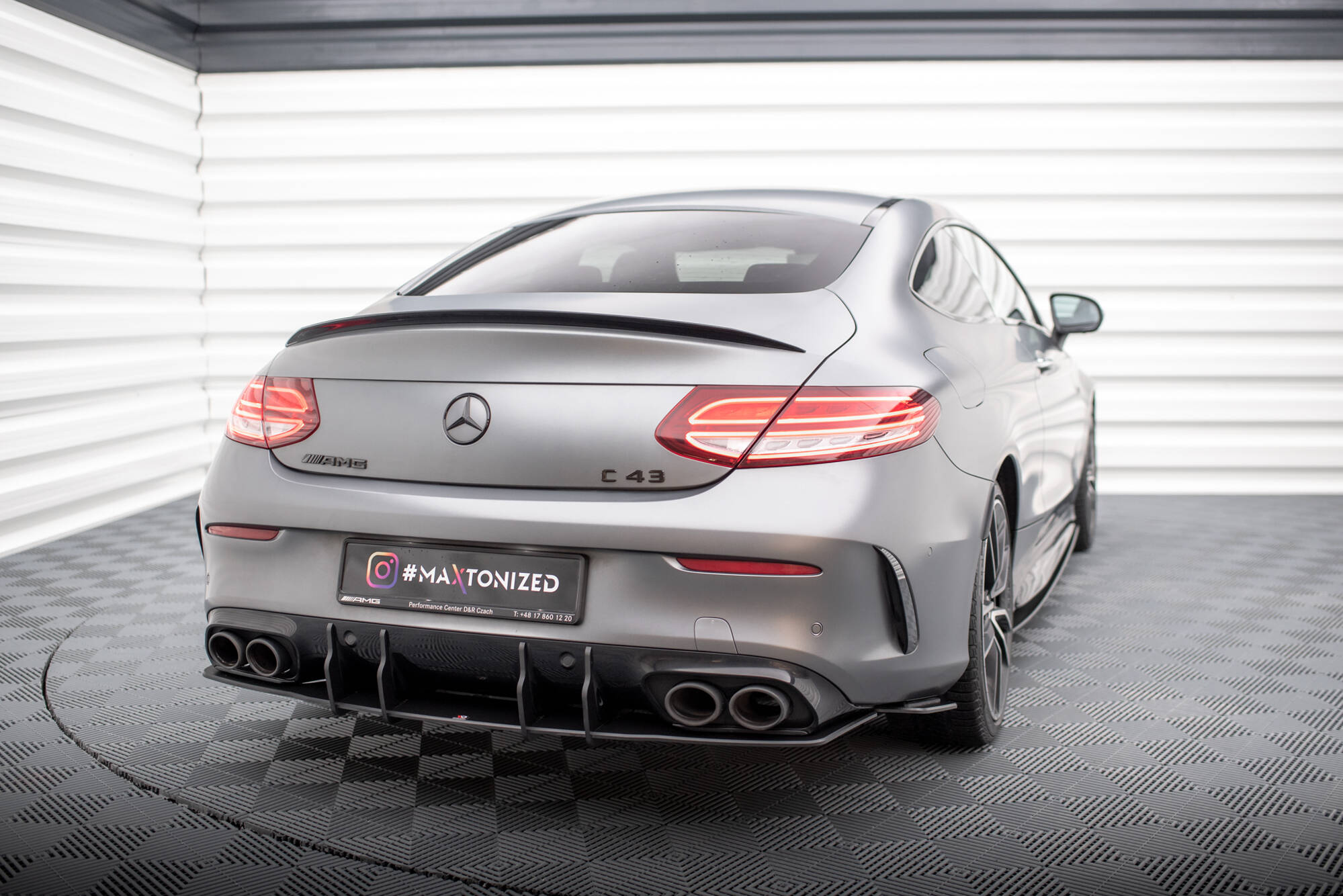 Diffuser Street Pro Mercedes-AMG C43 Coupe / Cabrio C205 Facelift / A205 Facelift