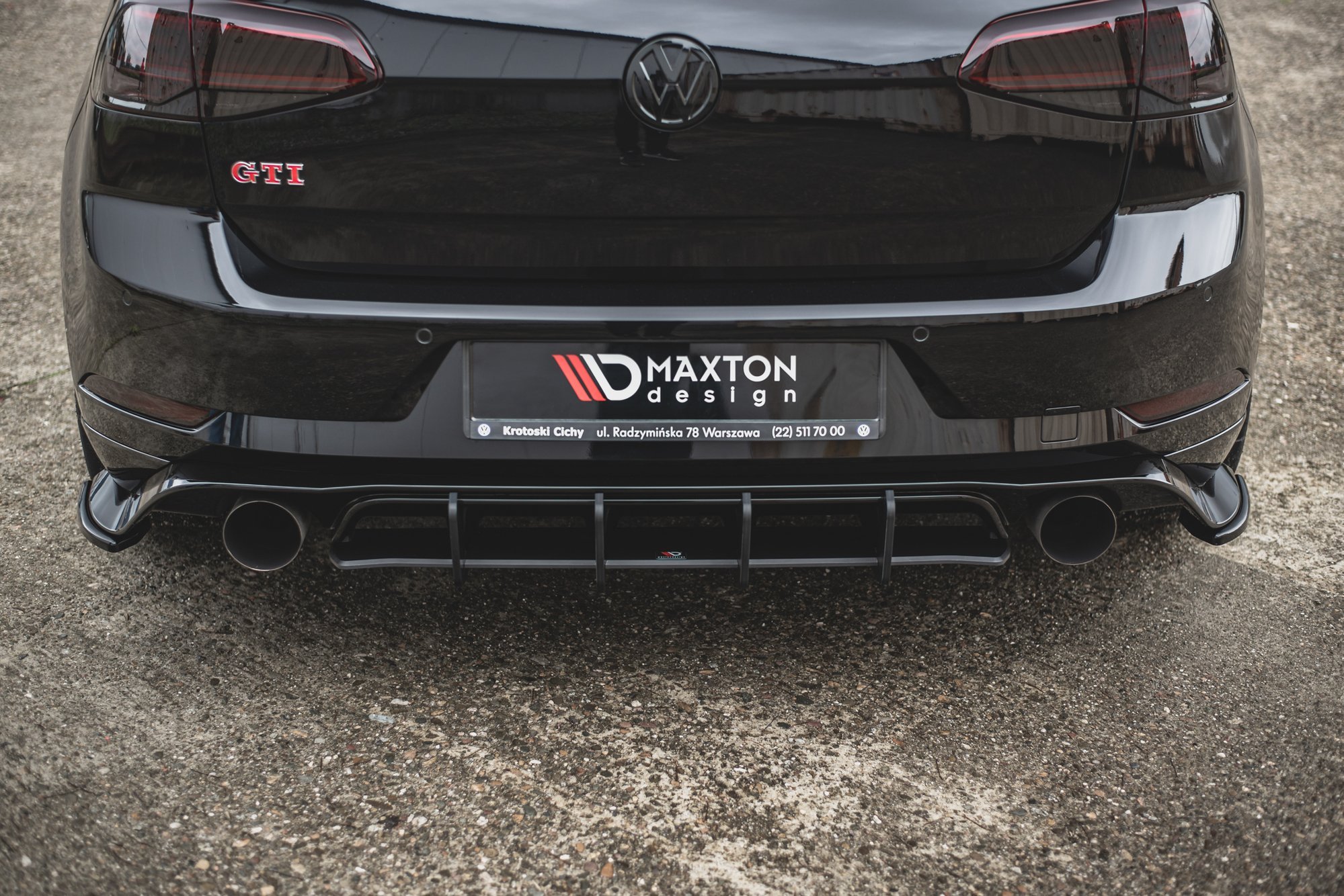Diffuser Street Pro VW Golf 7 GTI TCR