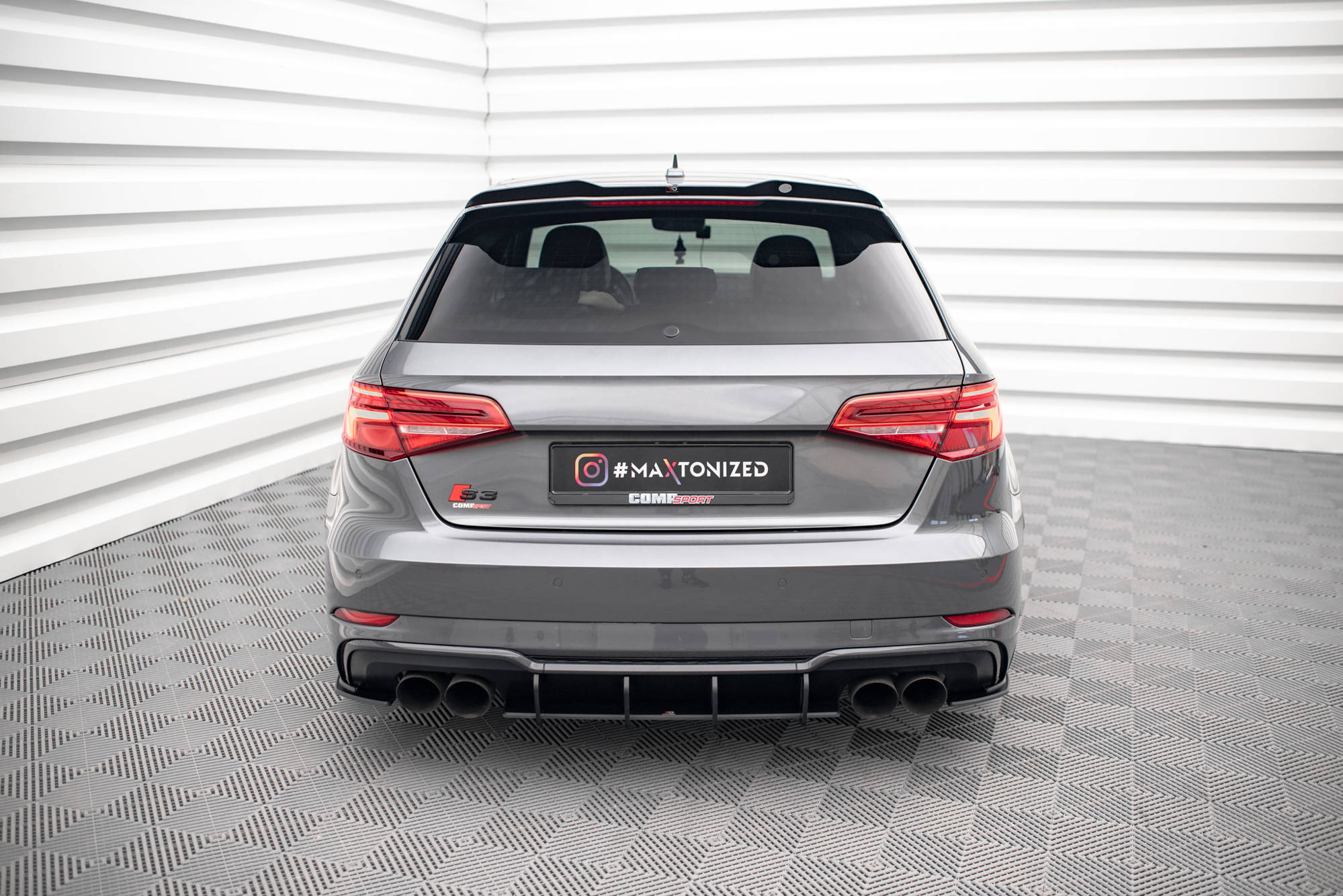 Bakre Flaps Street Pro Audi S3 Sportback 8V Facelift - Bilde 3