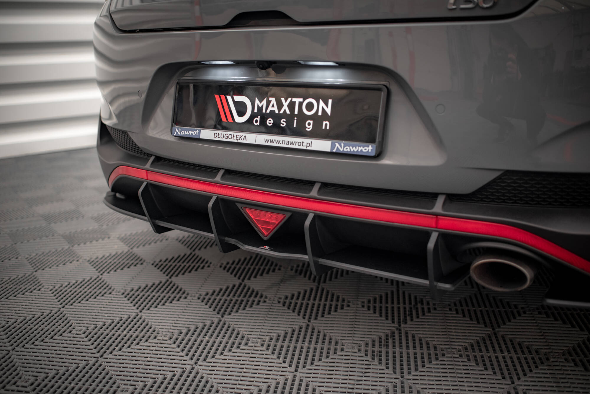 Bakre Flaps Street Pro Med Flaps Hyundai I30 Fastback N-Line Mk3 Facelift - Bilde 3