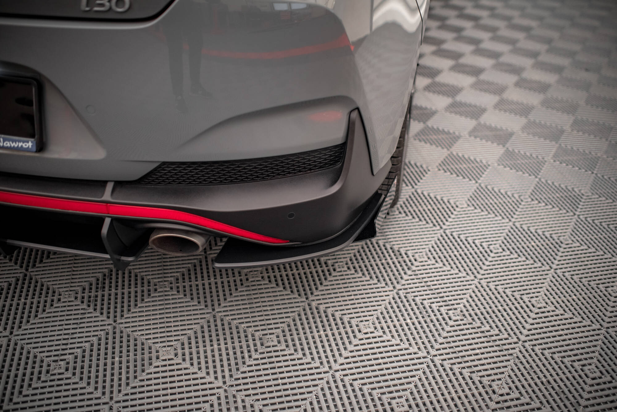 Bakre Flaps Street Pro Med Flaps Hyundai I30 Fastback N-Line Mk3 Facelift - Bilde 8